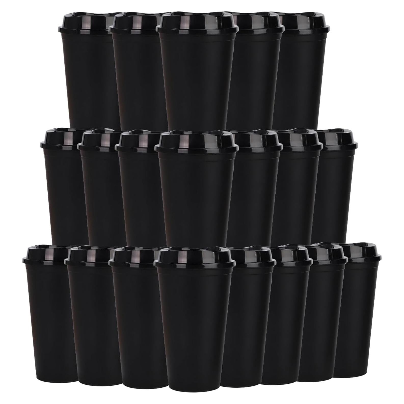 Paquete de 20 Tazas de Café Reutilizables 16 oz Alohastarttg