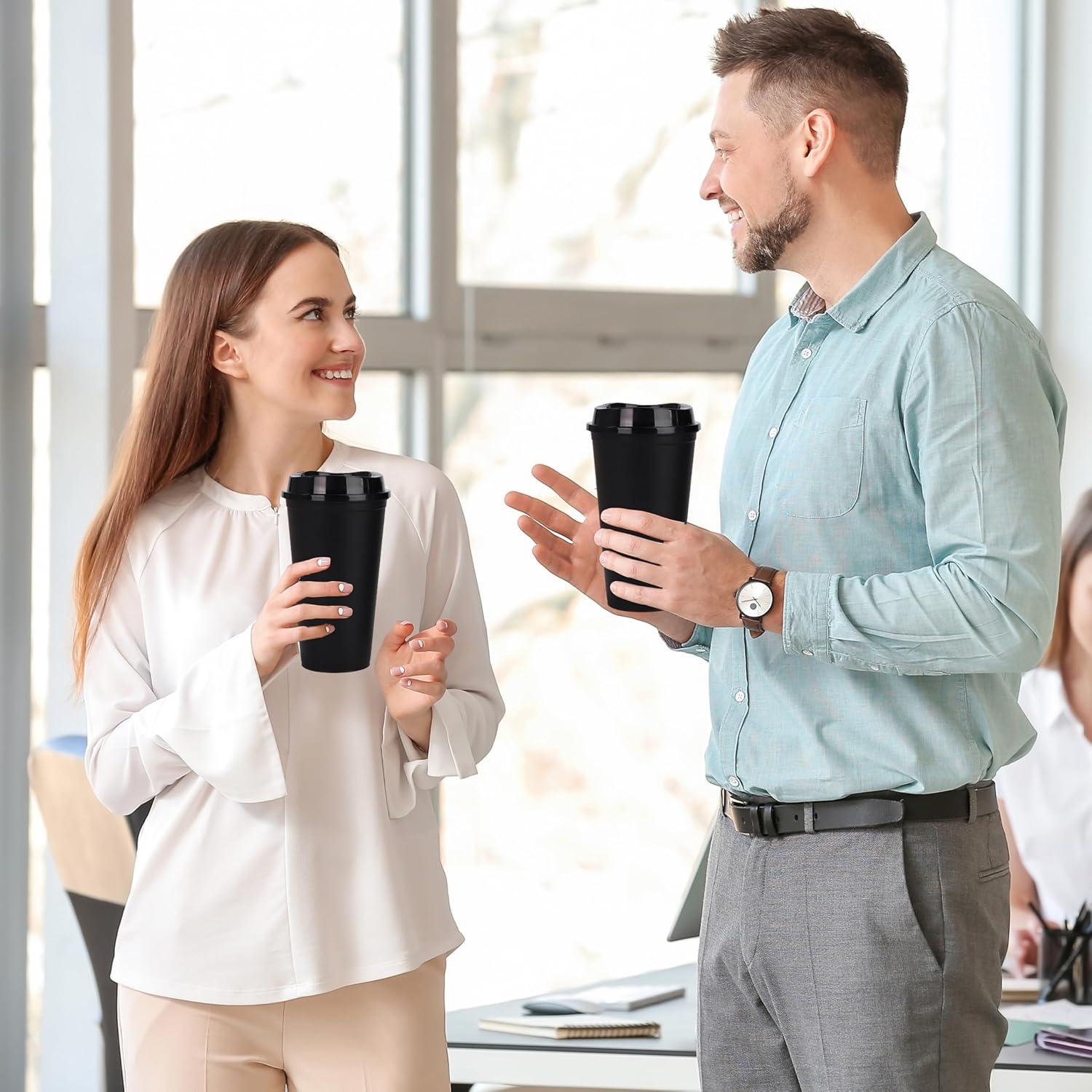 Paquete de 20 Tazas de Café Reutilizables 16 oz Alohastarttg