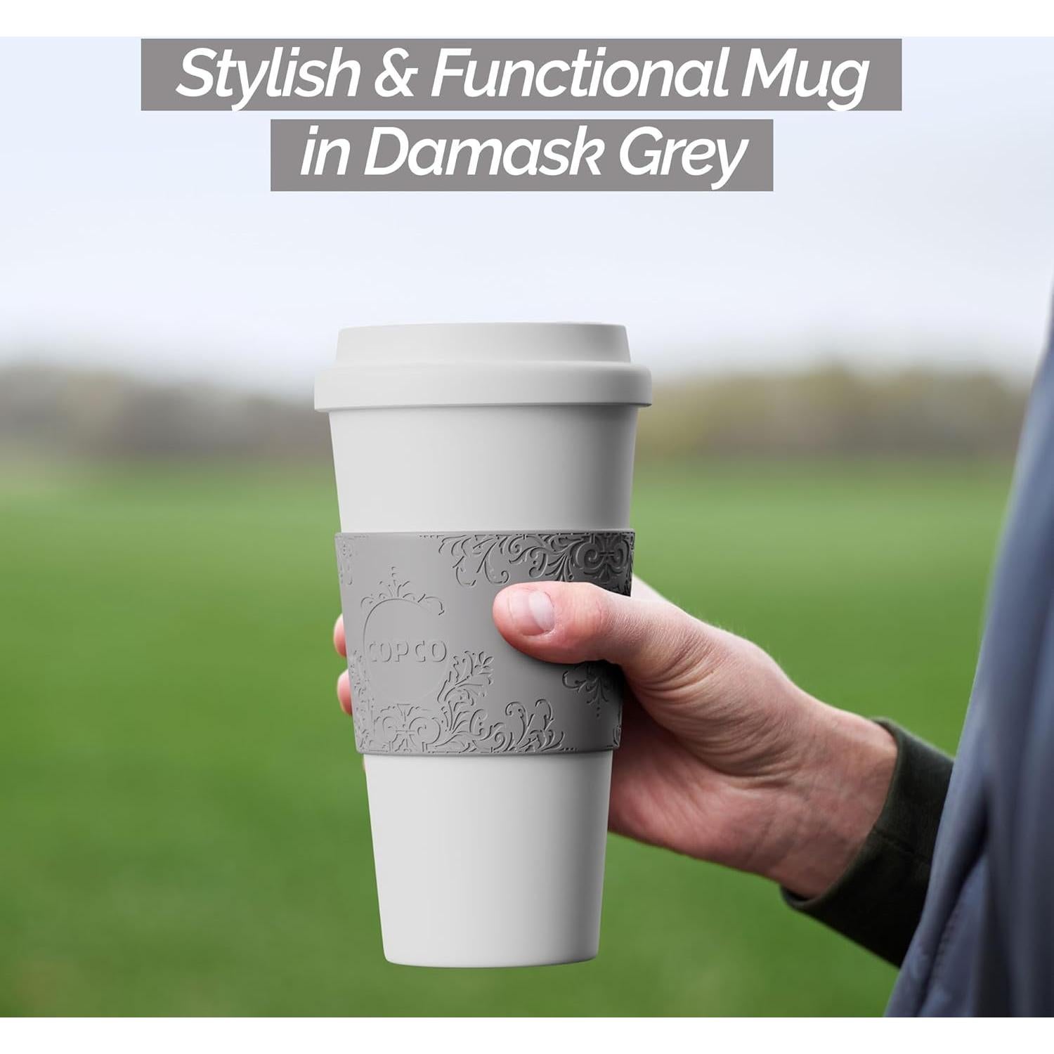 Taza de Viaje Copco Acadia 0.47L Aislada Antiderrame Damask