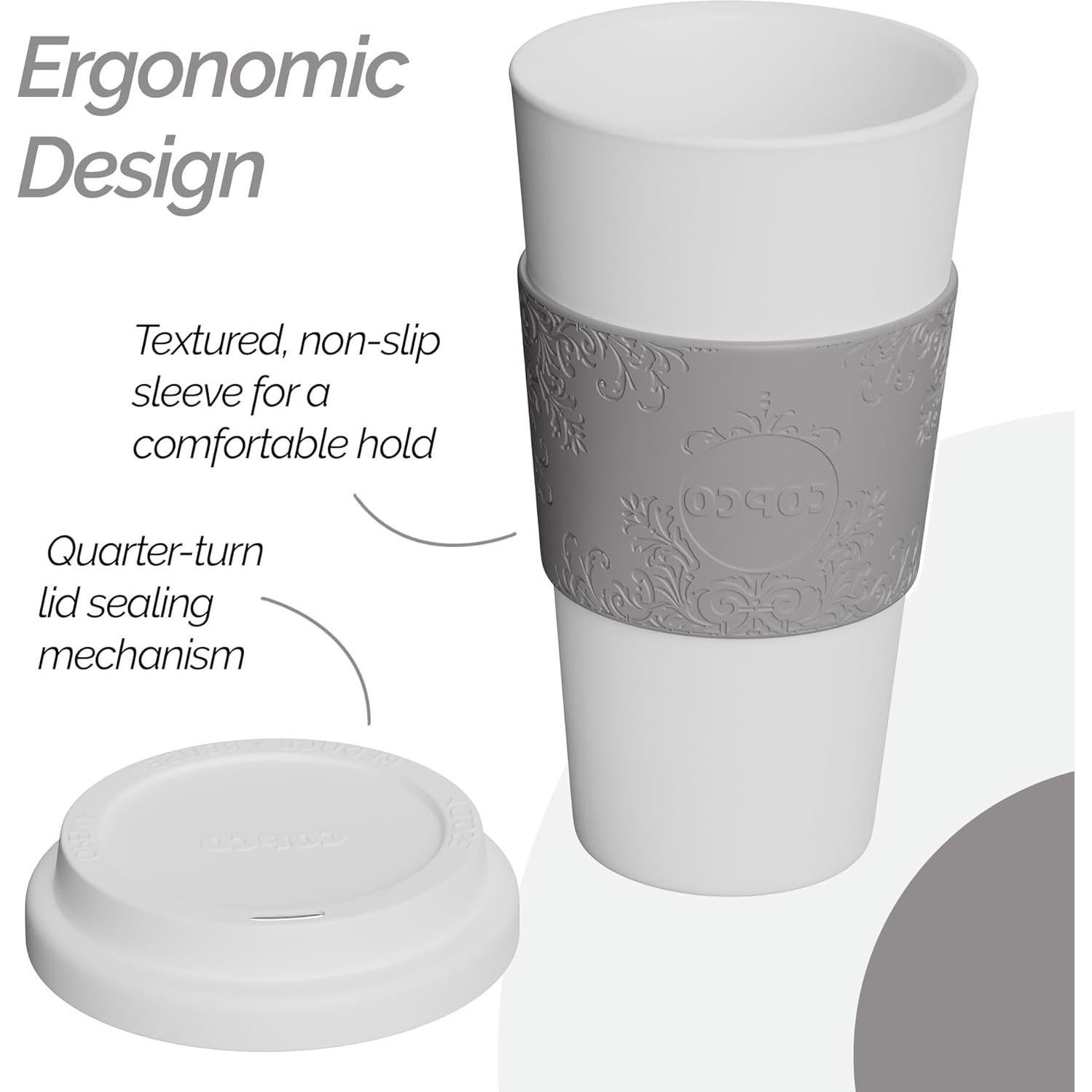 Taza de Viaje Copco Acadia 0.47L Aislada Antiderrame Damask