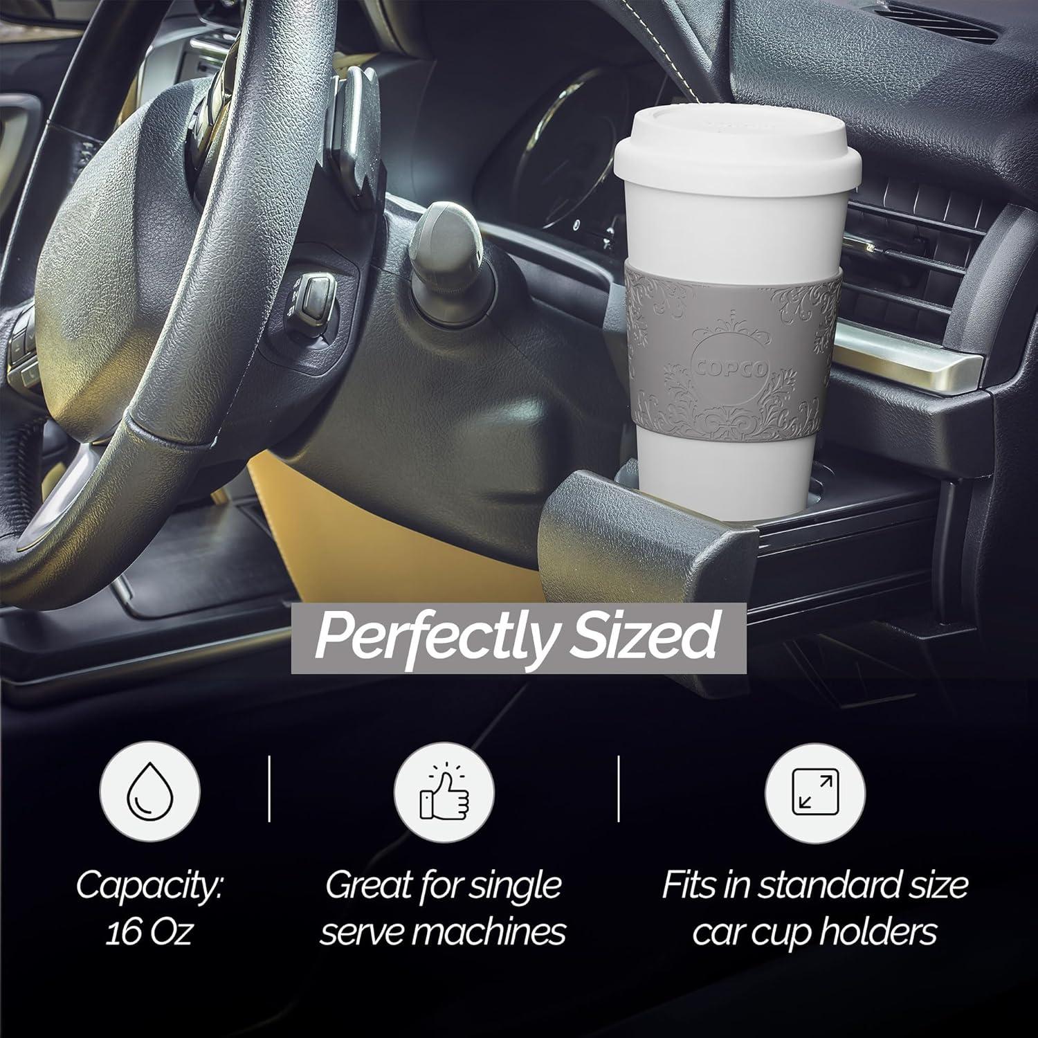 Taza de Viaje Copco Acadia 0.47L Aislada Antiderrame Damask