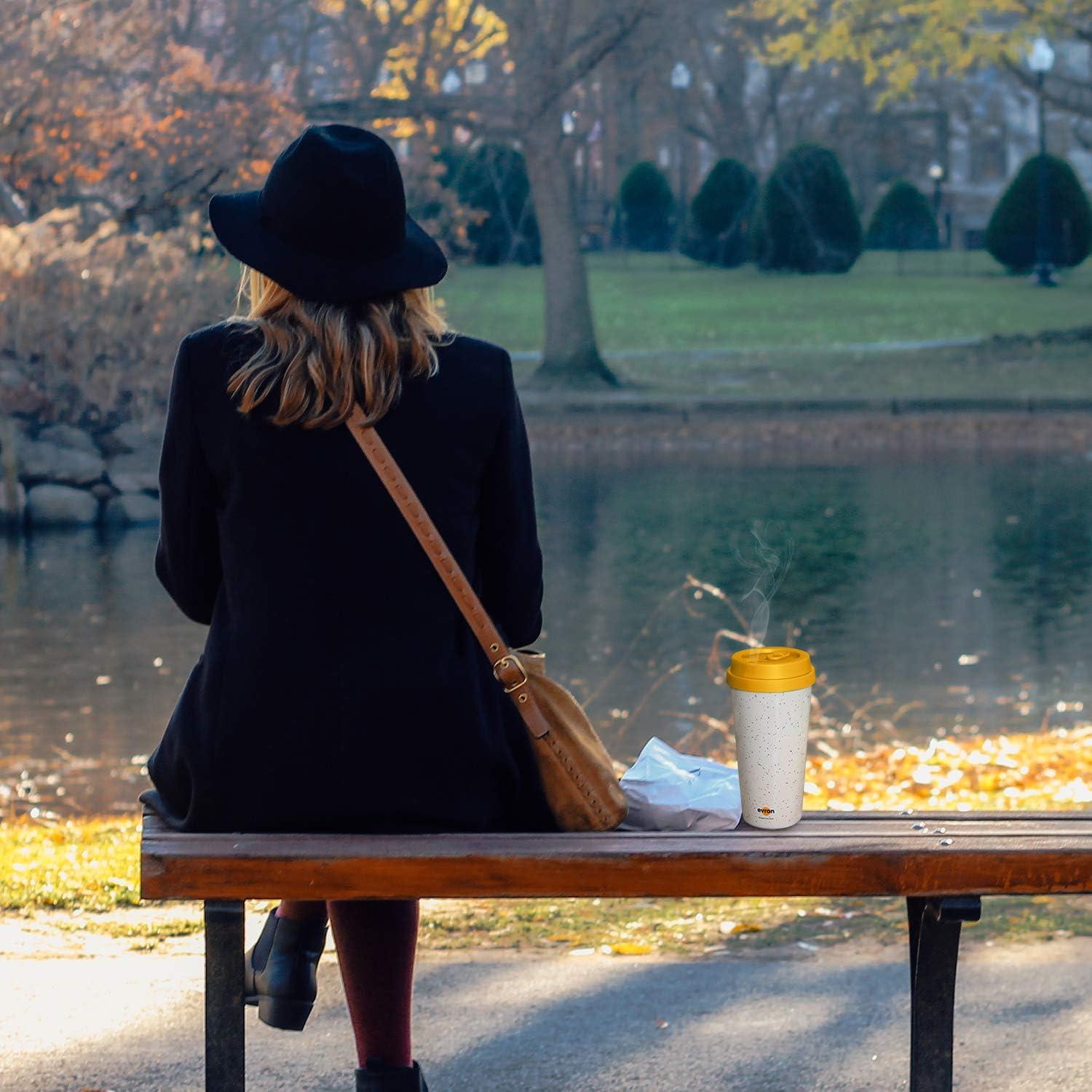 Taza de Viaje Evron Aislada Doble Pared 473ml 4 Piezas