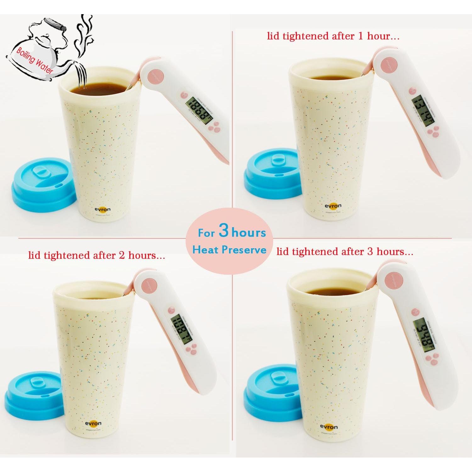 Taza de Viaje Evron Aislada Doble Pared 473ml 4 Piezas