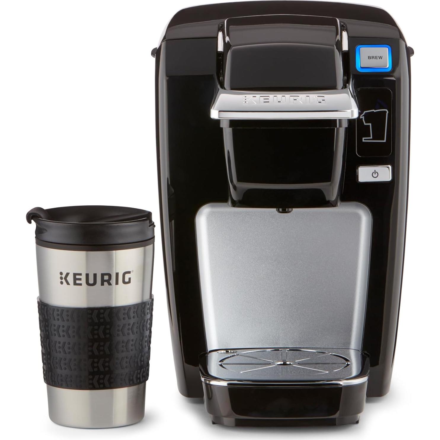 Taza de Viaje Keurig Acero Inoxidable 355 ml con Tapa Hermética
