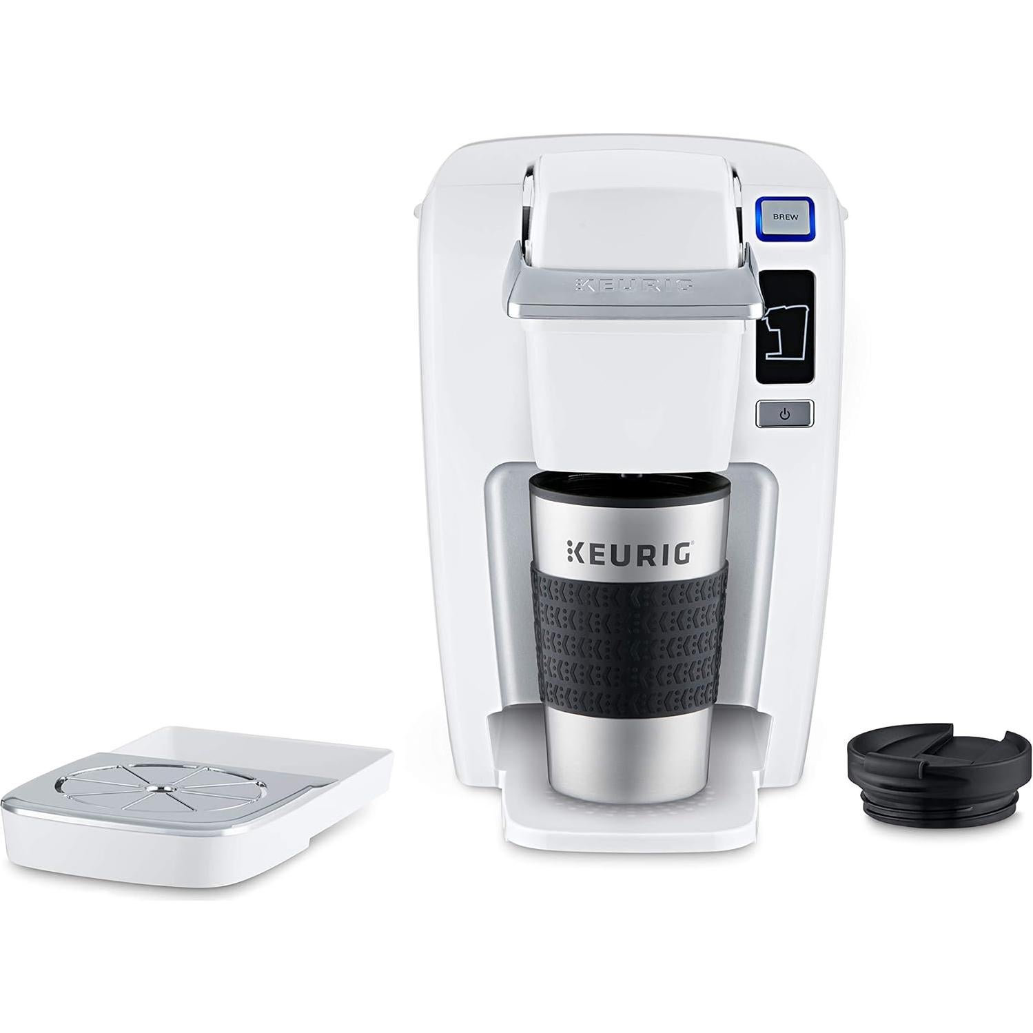 Taza de Viaje Keurig Acero Inoxidable 355 ml con Tapa Hermética