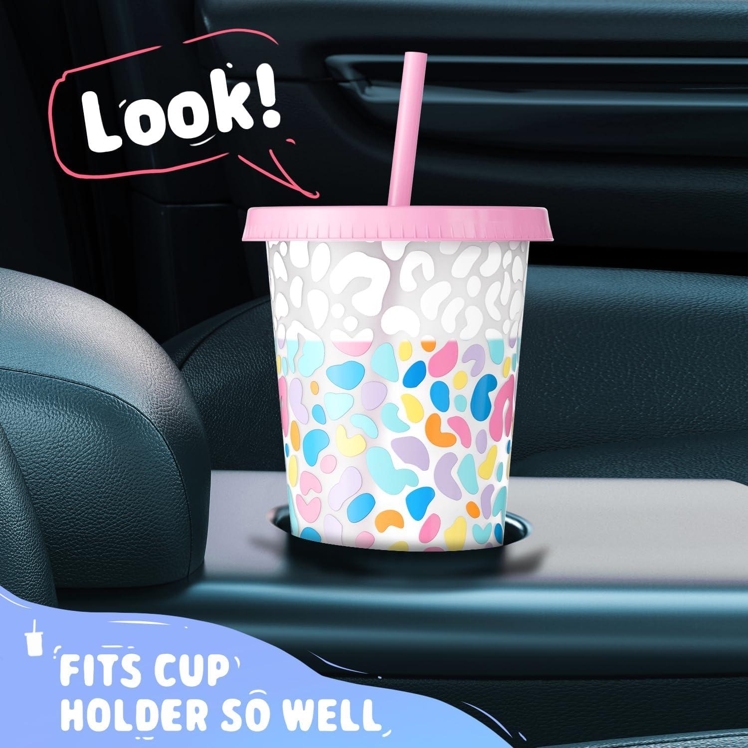 Vasos de Plástico Reutilizables Meoky 24 oz - Paquete de 6