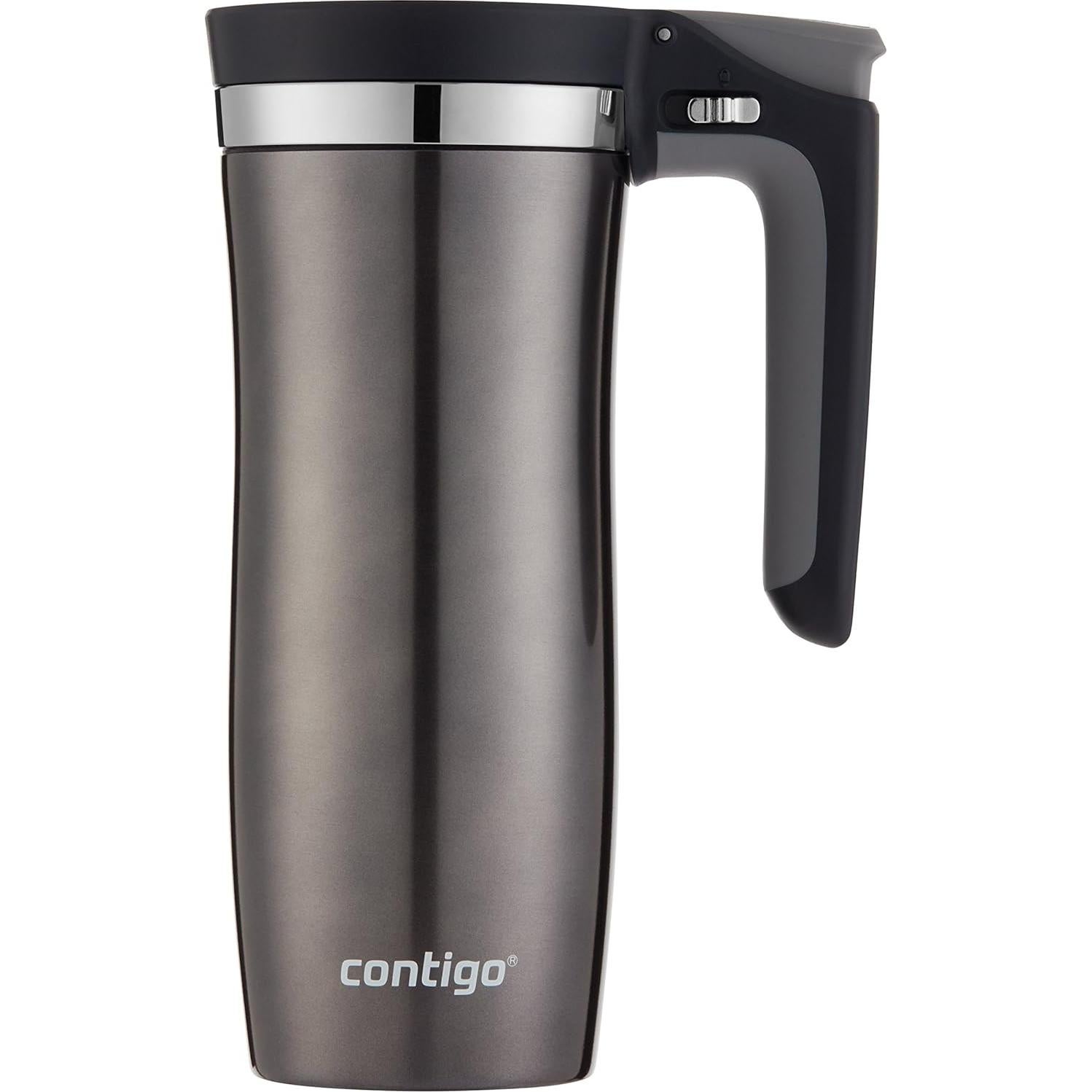 Taza de Viaje Contigo AUTOSEAL Acero Inoxidable 0.47 L Gunmetal