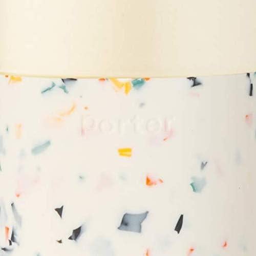 Taza Cerámica W&P Porter 12 Onzas Terrazzo Crema Reutilizable