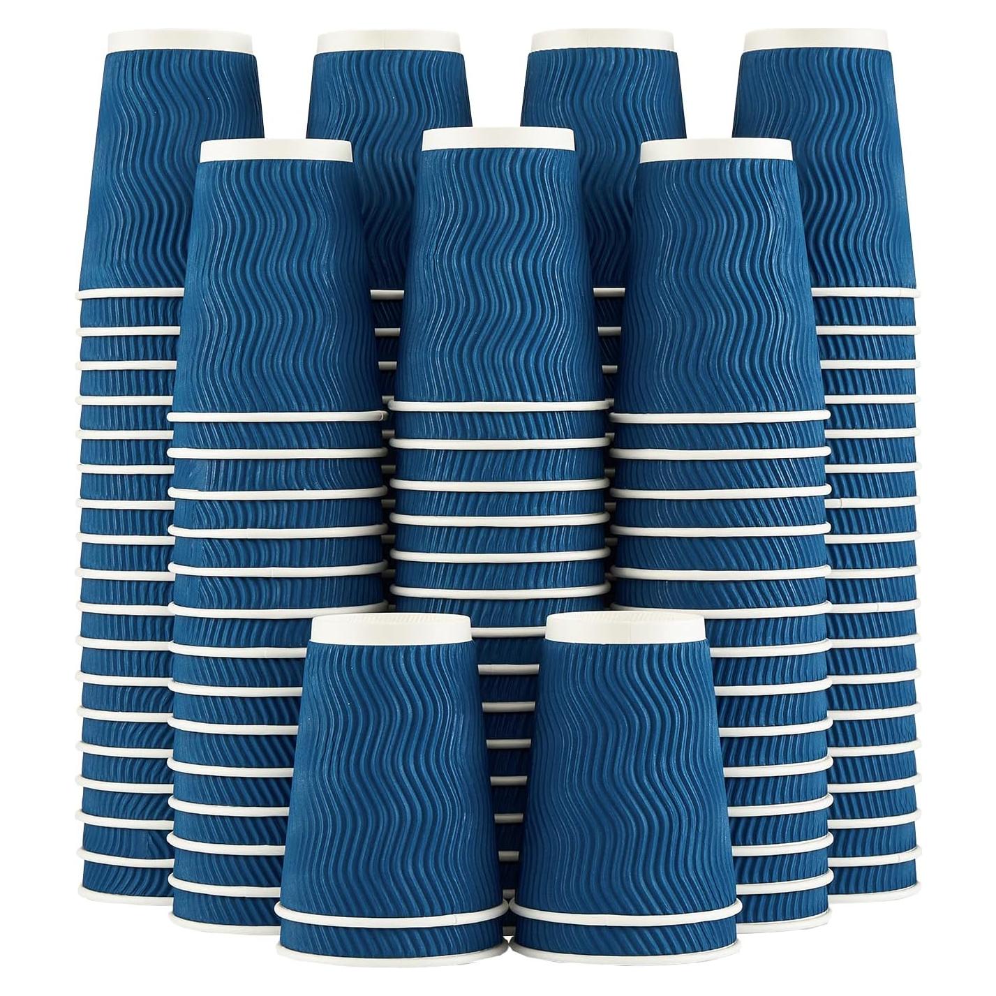 Tazas de Papel Desechables Lamosi 12 oz - Paquete de 120