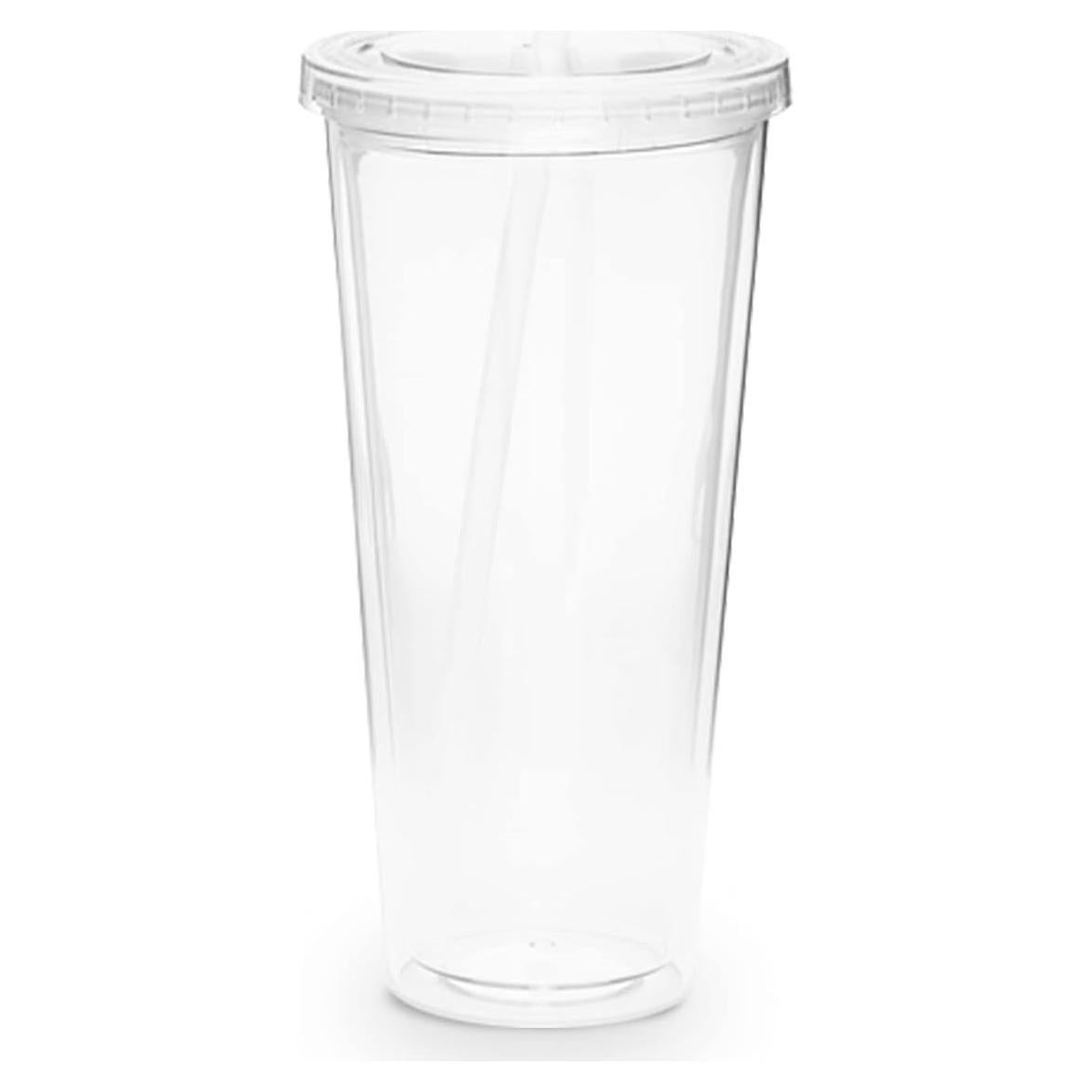 Vasos Reutilizables Doble Pared 20 oz Soluciones Verdes Simples