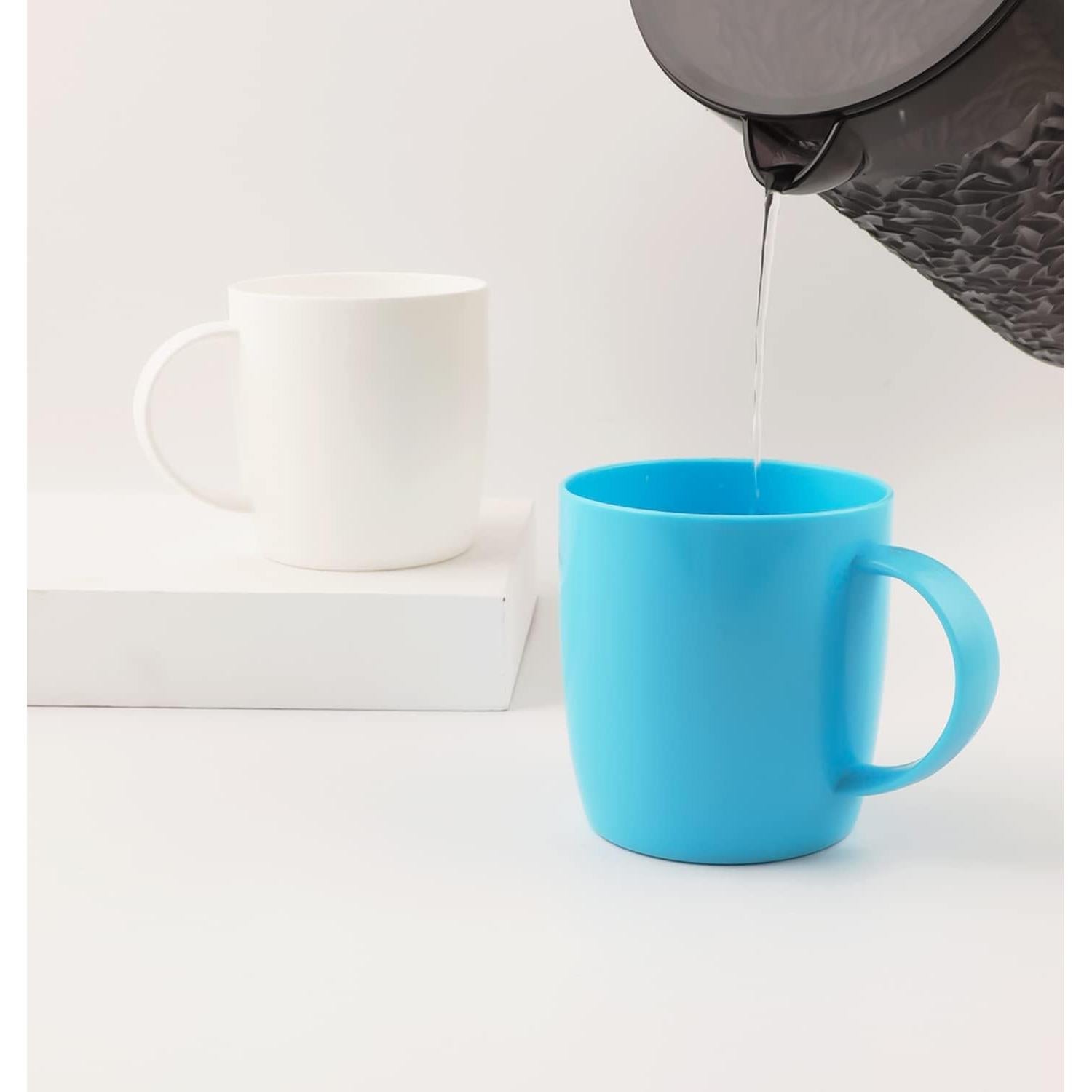 Set de 5 Tazas de Plástico Reutilizables Fulong 384 ml