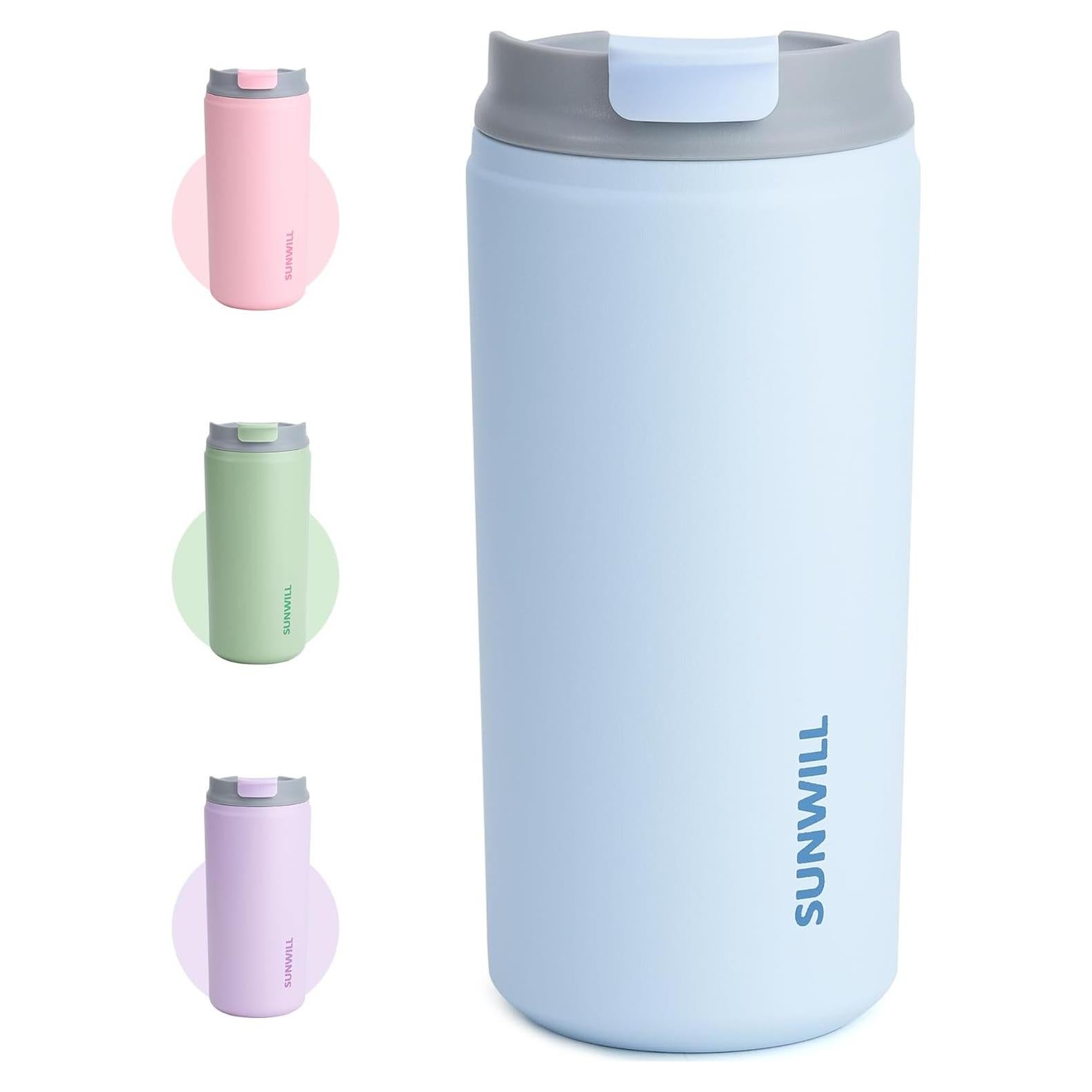 Taza de Café Aislada SUNWILL 12 oz Acero Inoxidable Iceberg