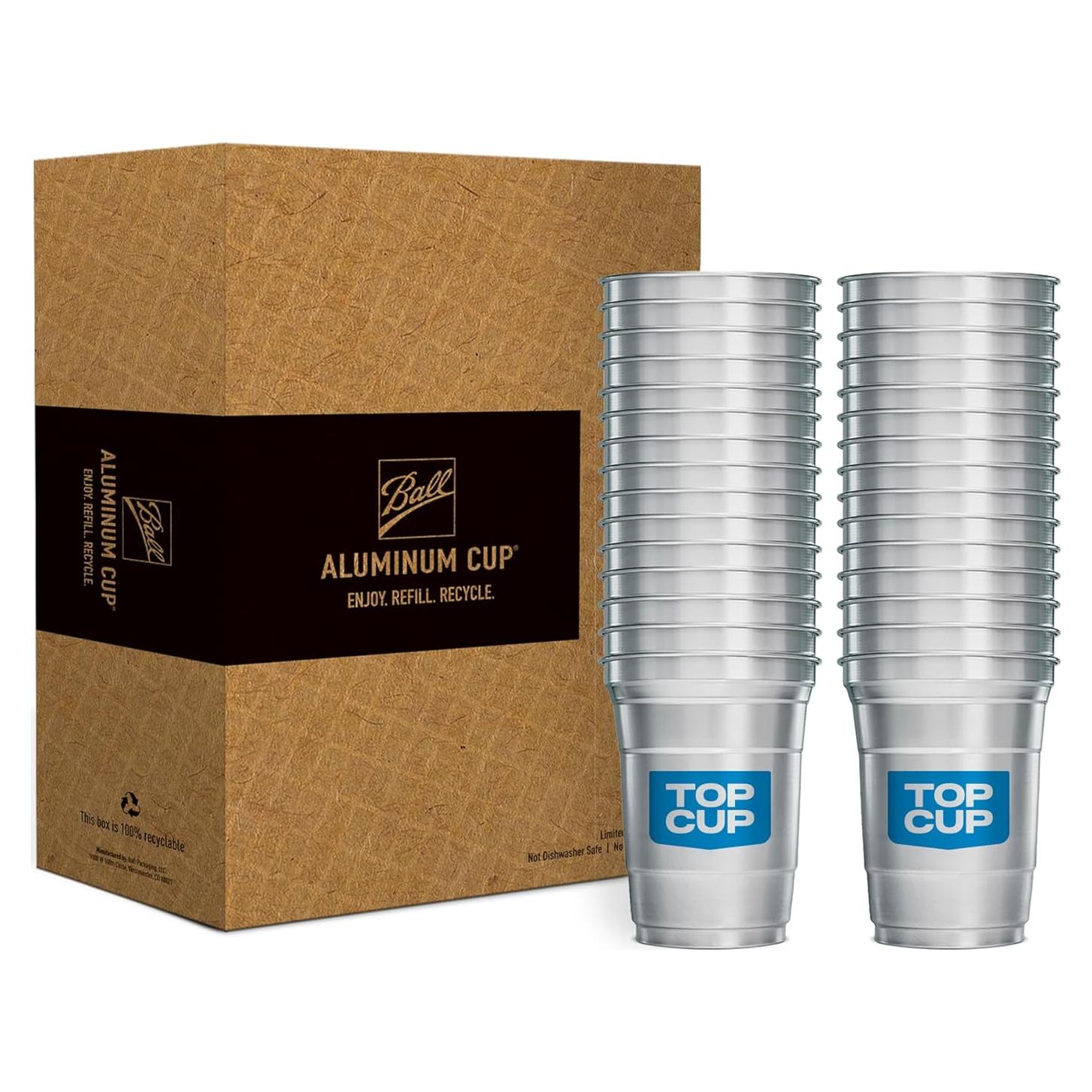 Taza Superior Ball 16oz Azul - 30 Vasos Reutilizables