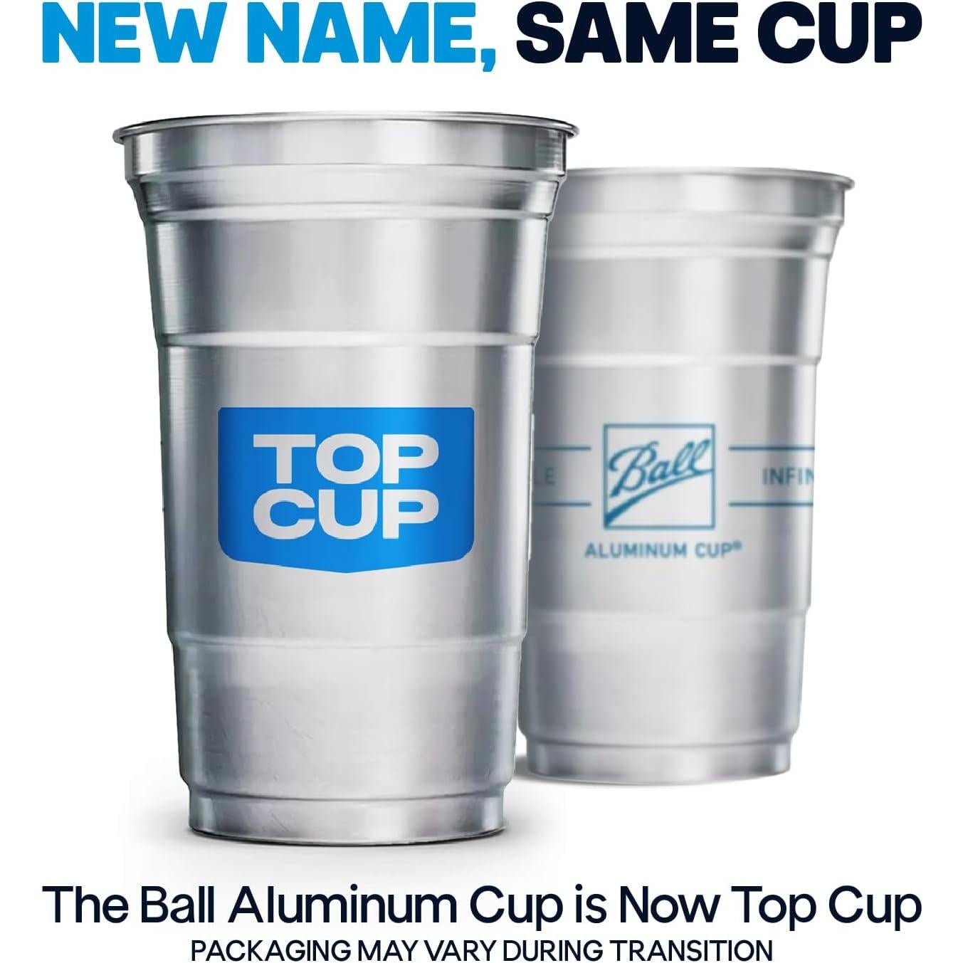 Taza Superior Ball 16oz Azul - 30 Vasos Reutilizables