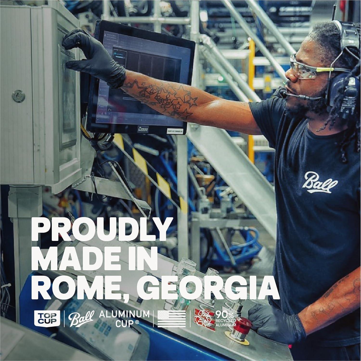 Taza Superior Ball 16oz Azul - 30 Vasos Reutilizables