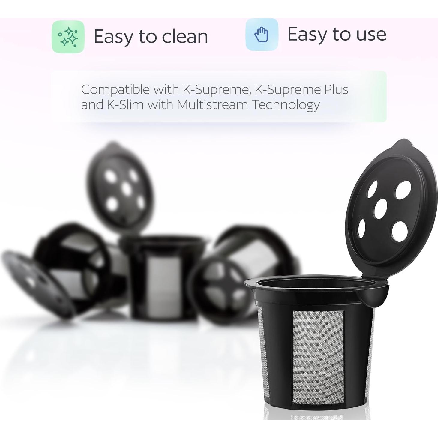 4 Tazas K Reutilizables GoodCups para Keurig K Supreme