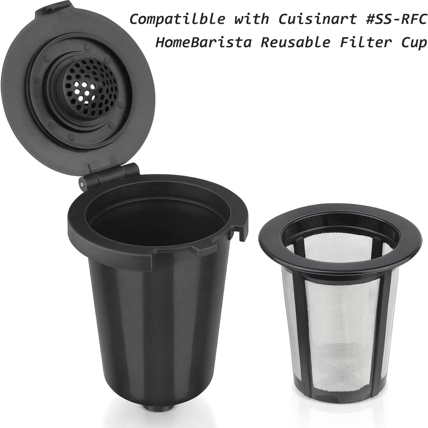 Taza de Filtro Reutilizable FIRJOY para Cuisinart - 2 Pack