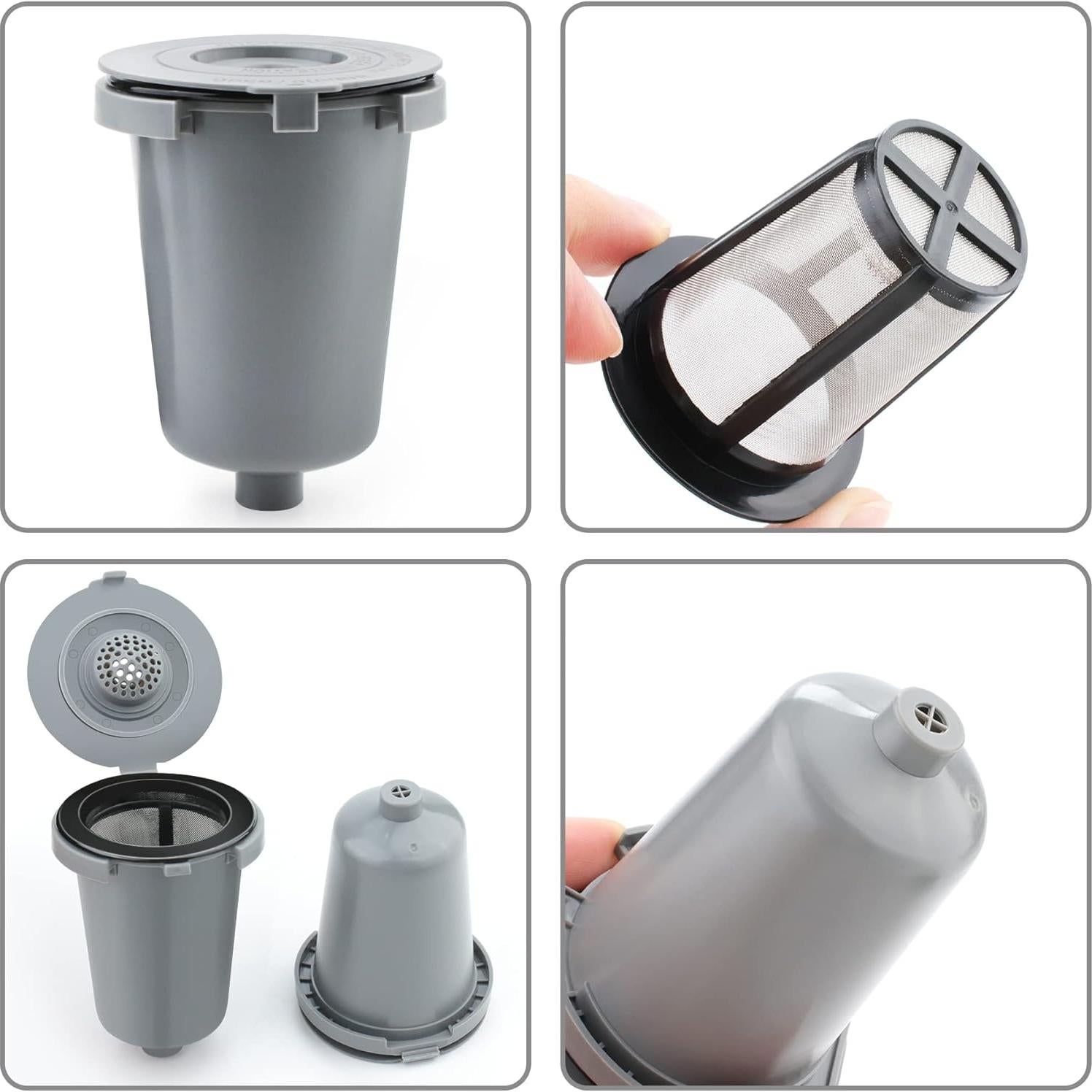 Taza de Filtro Reutilizable FIRJOY para Cuisinart - 2 Piezas