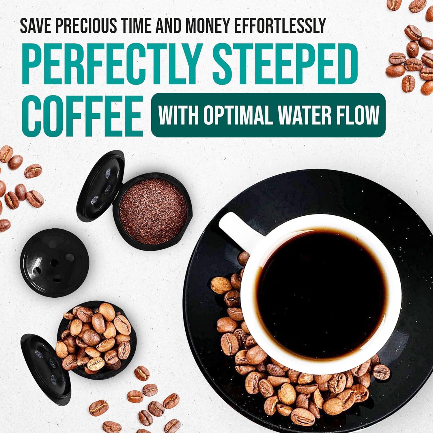 K Cups Reutilizables PureHQ para Cafetera Keurig - Paquete de 4