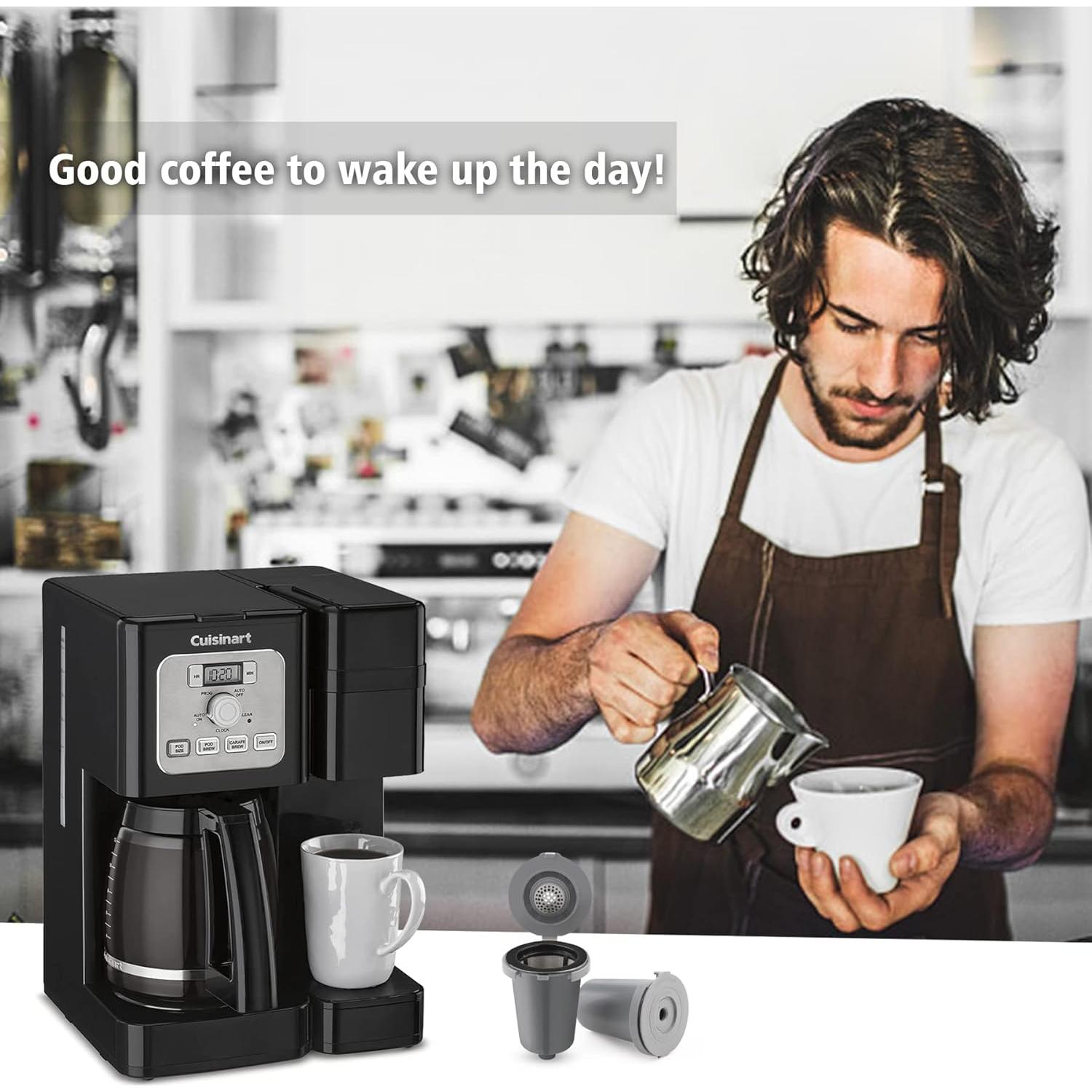 Taza de Filtro Reutilizable FOTRIC para Cuisinart - 2 Paquete