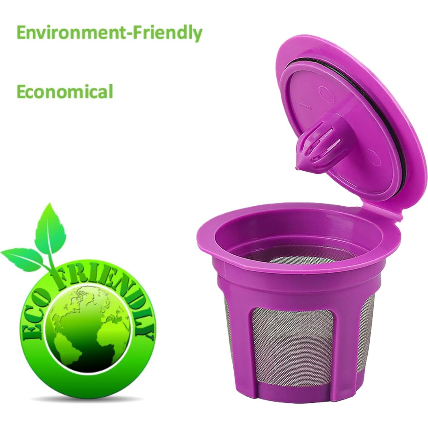 Paquete de 4 Filtros de Café Reutilizables Haetyly para Keurig