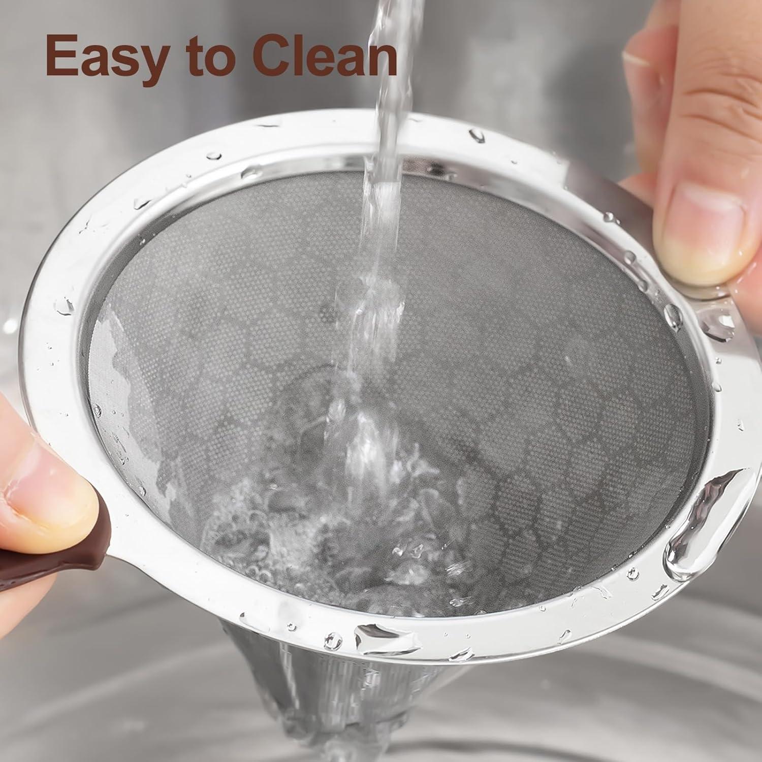 Goteador de Café MISETTO Acero Inoxidable 1-2 Tazas Reutilizable