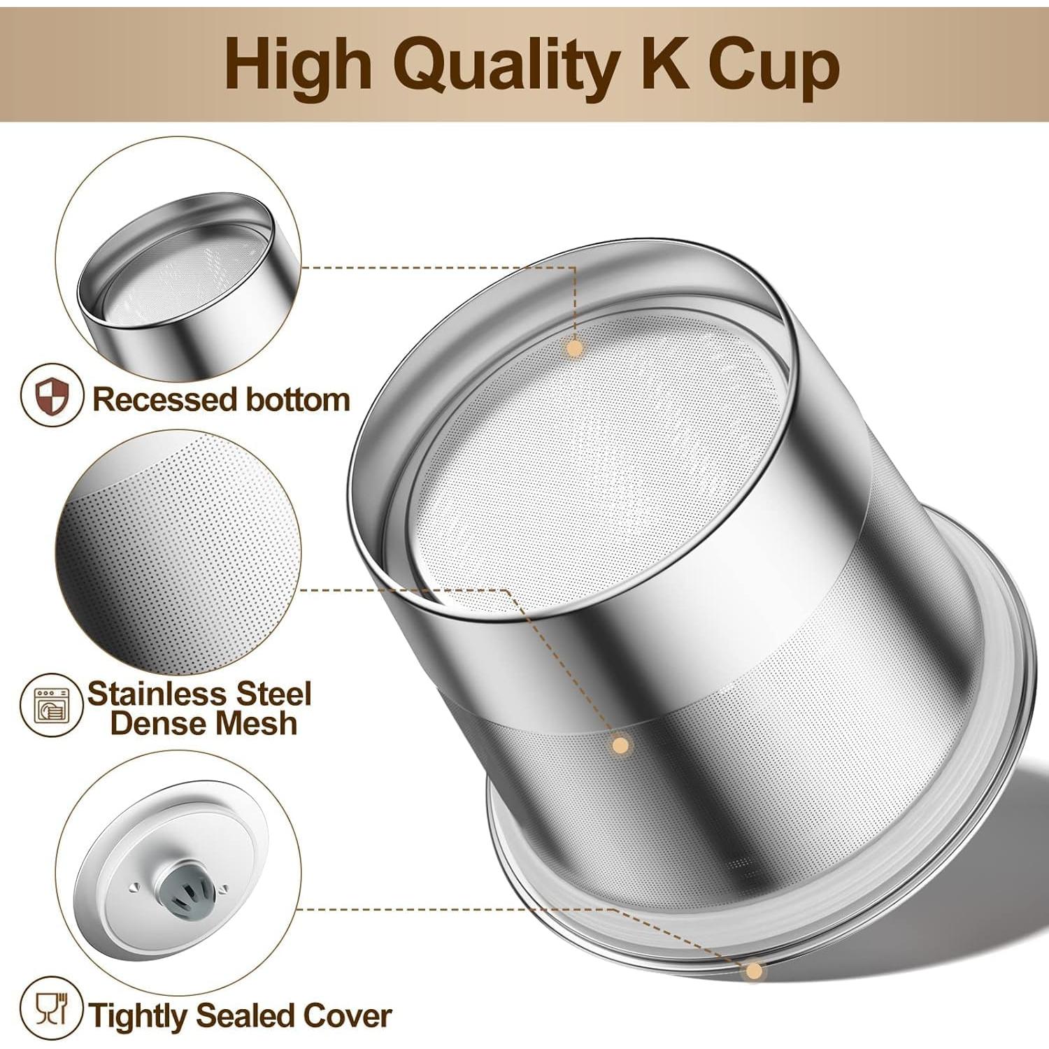 Filtros de Café Reutilizables RETHONE K Cup Acero Inoxidable