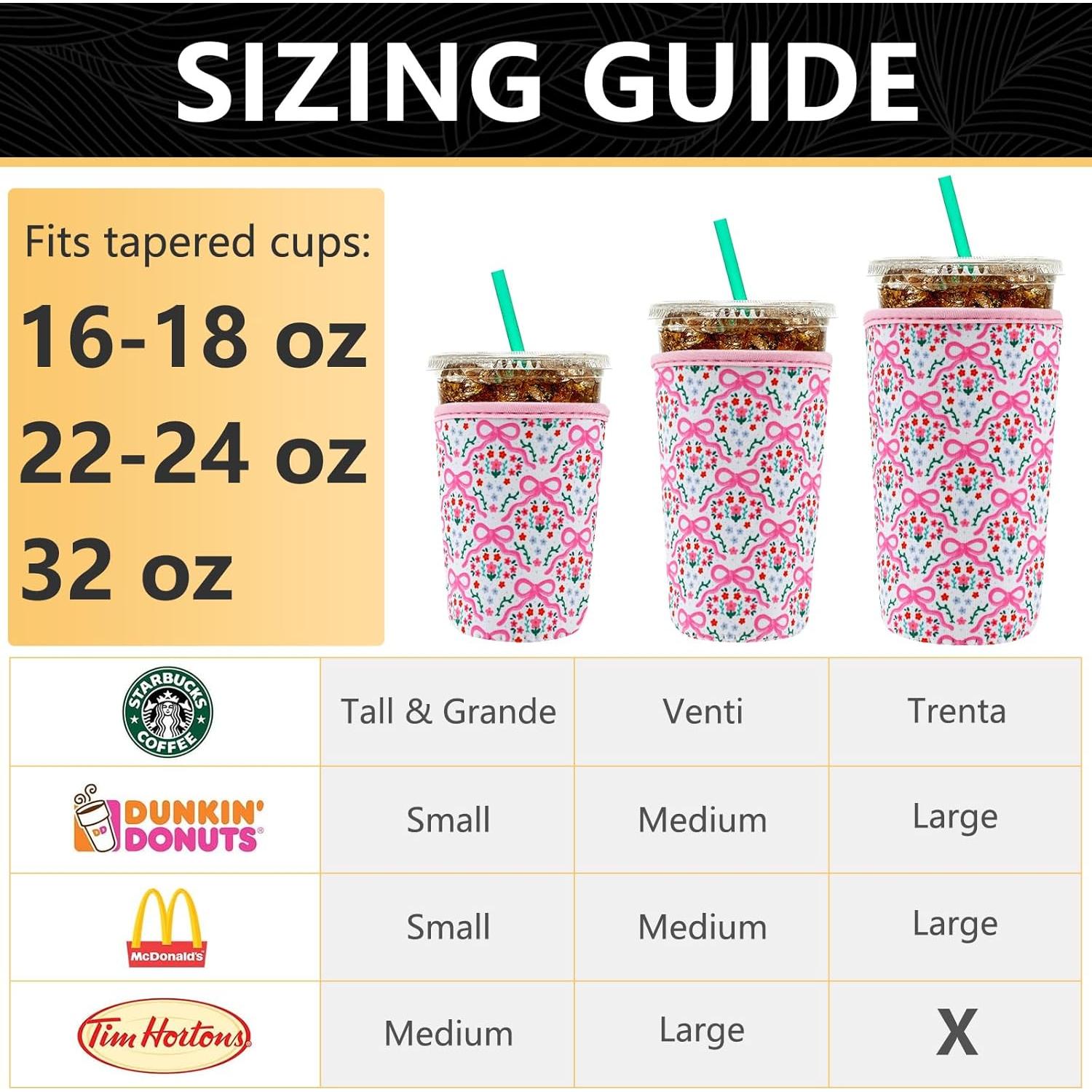 Mangas Aislantes Reutilizables YR para Vasos de Café Neopreno