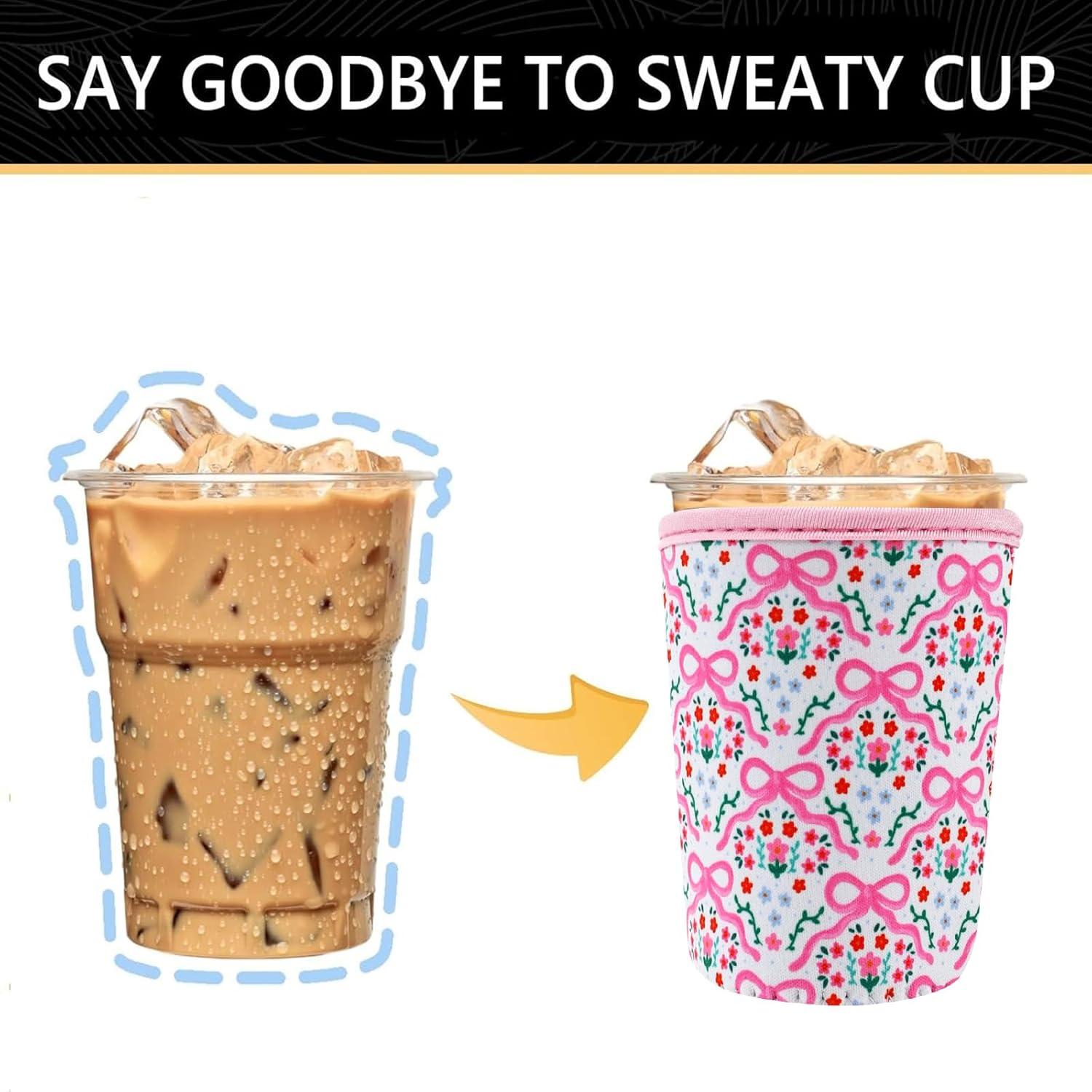 Mangas Aislantes Reutilizables YR para Vasos de Café Neopreno