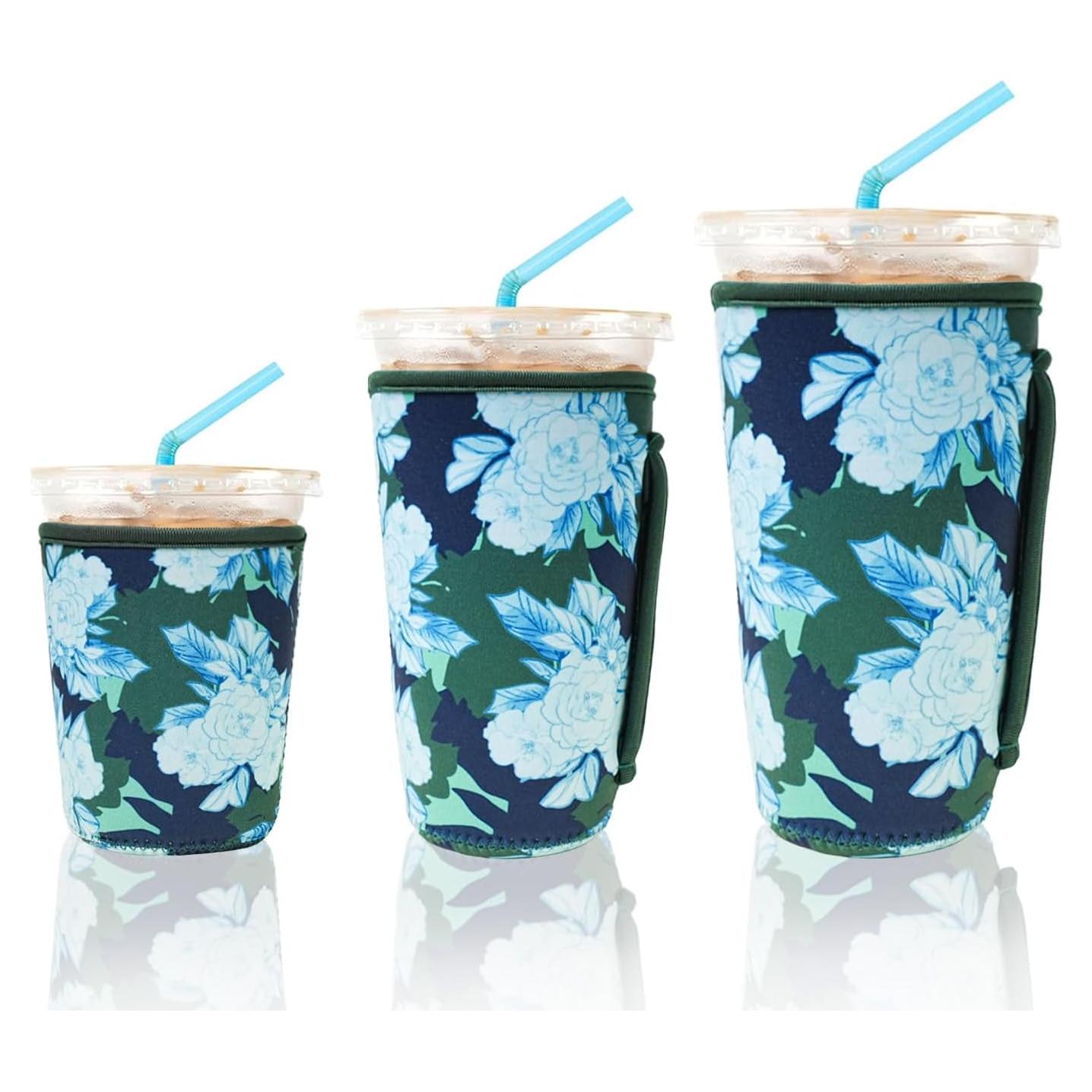 3 Fundas Reutilizables Neopreno Aisladas KJQJLY para Bebidas