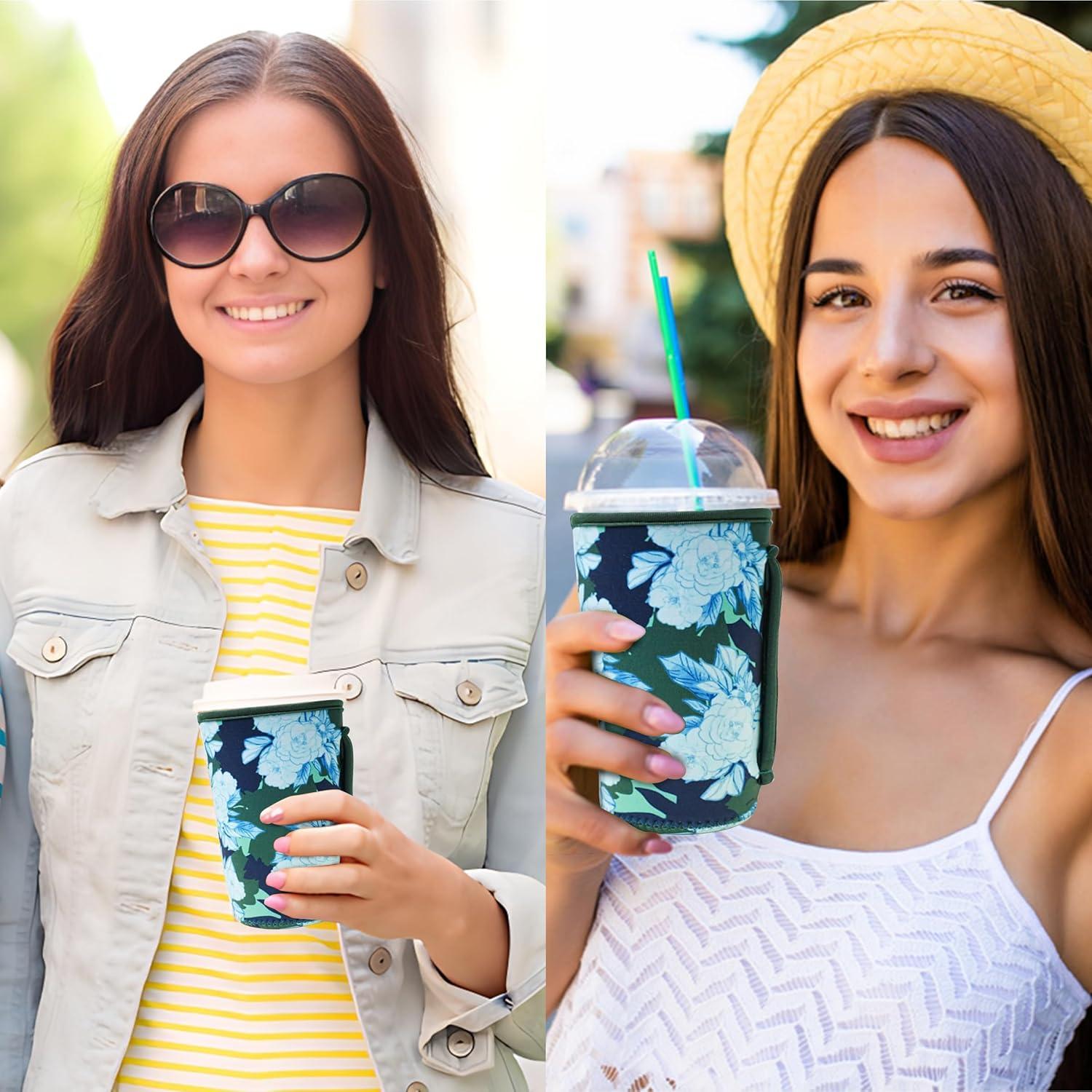 3 Fundas Reutilizables Neopreno Aisladas KJQJLY para Bebidas