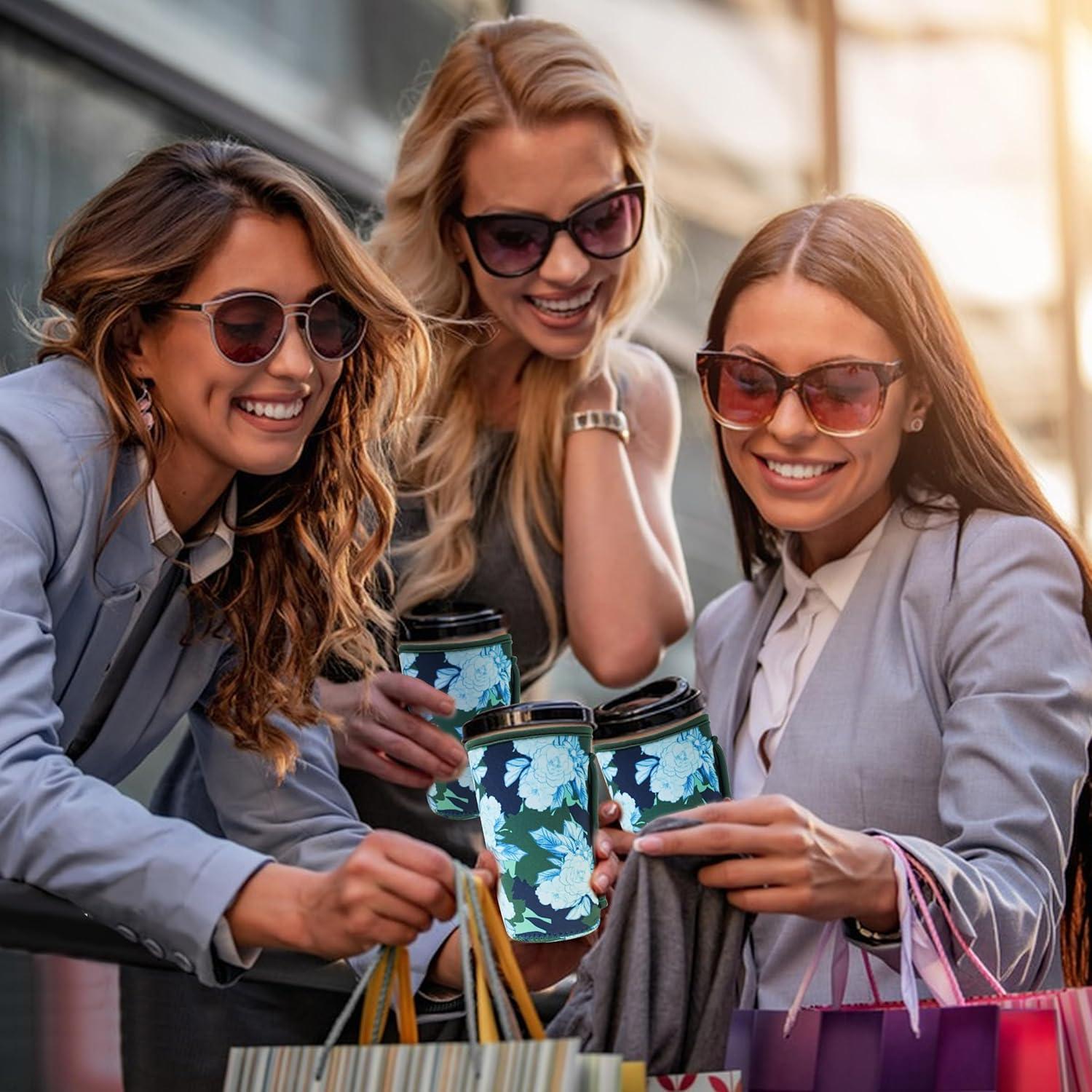 3 Fundas Reutilizables Neopreno Aisladas KJQJLY para Bebidas