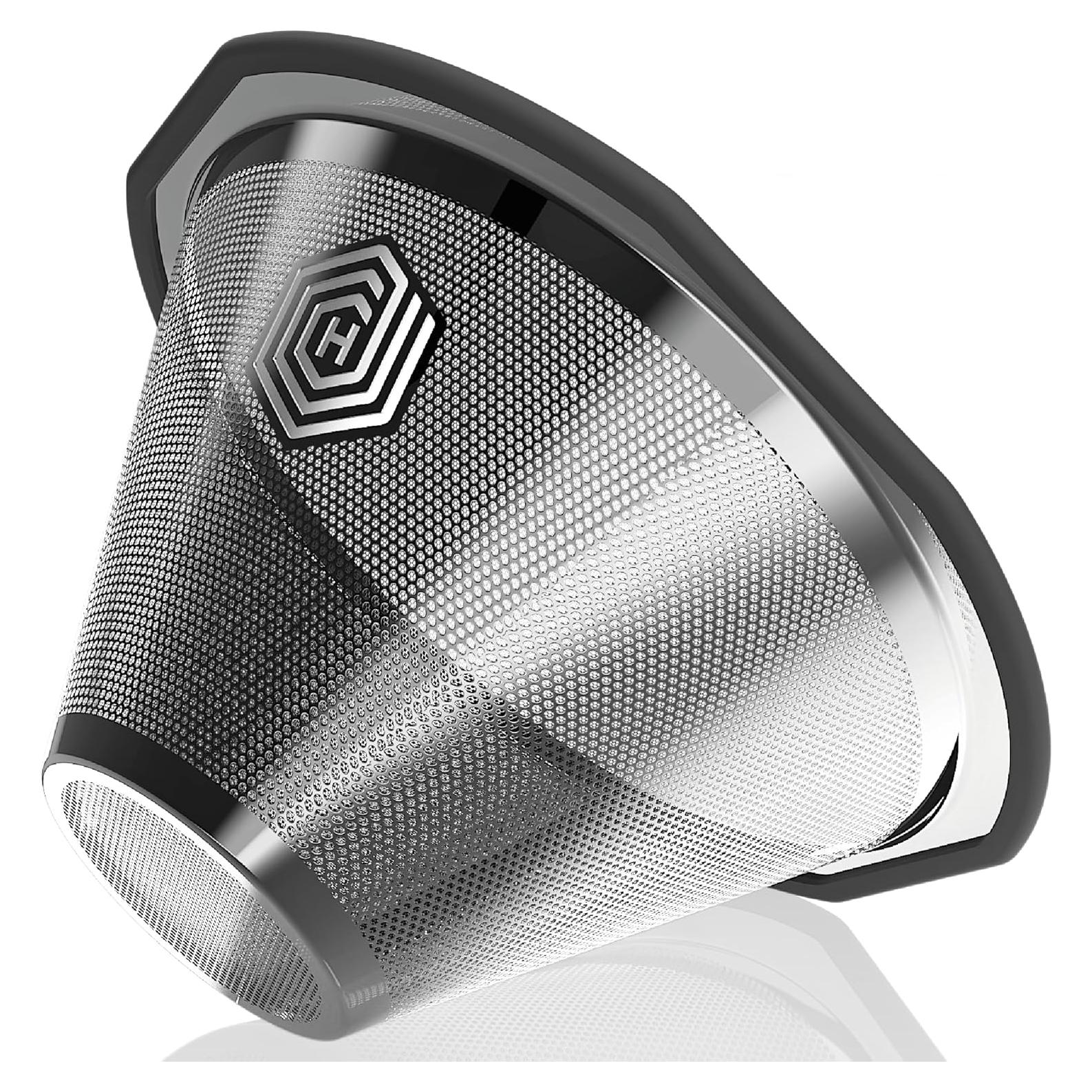 Filtro de Café Reutilizable HEXNUB para Kalita Wave 185 y OXO 8 Tazas