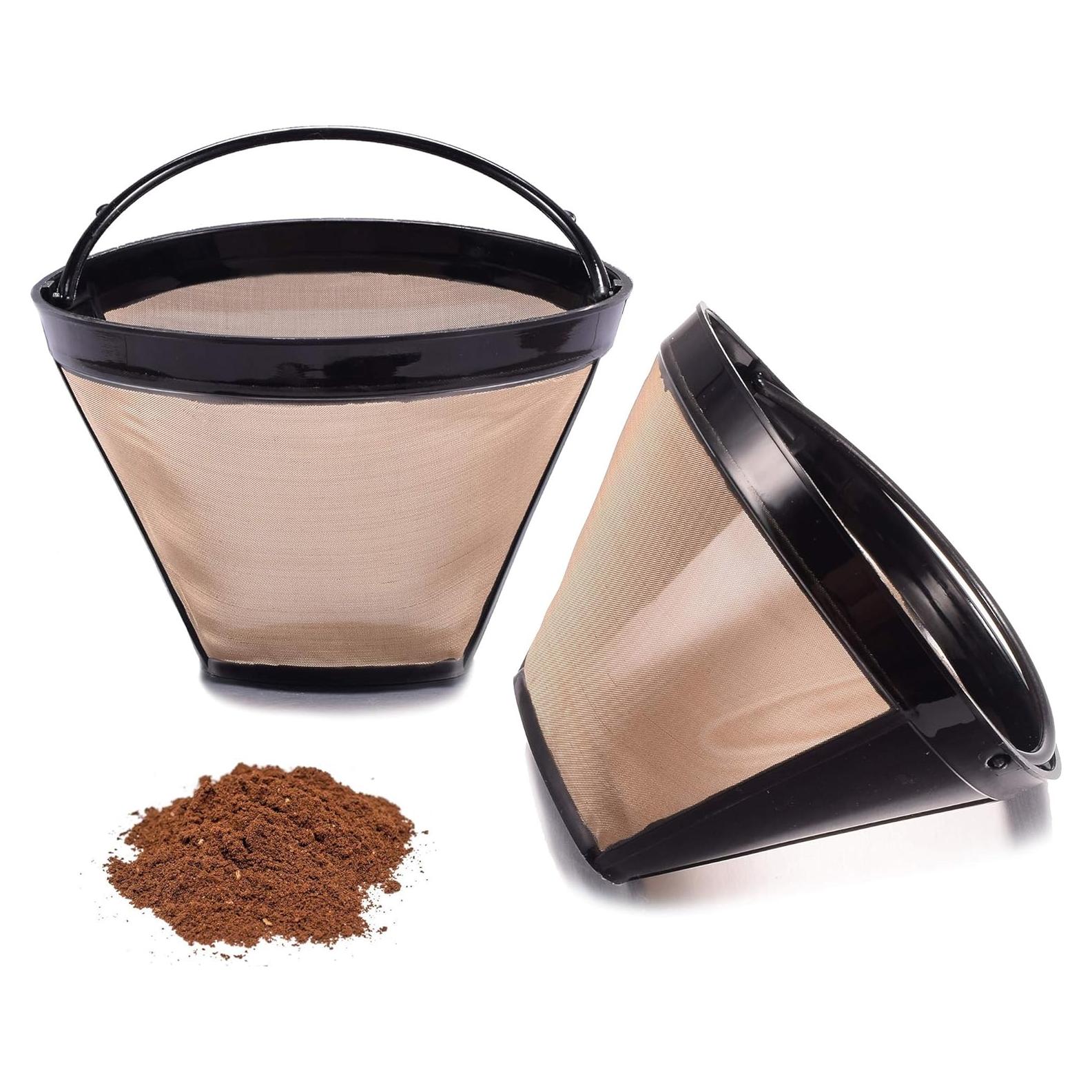 Filtros de café reutilizables MJULY No.4 para Ninja Coffee Bar - 2 PCS