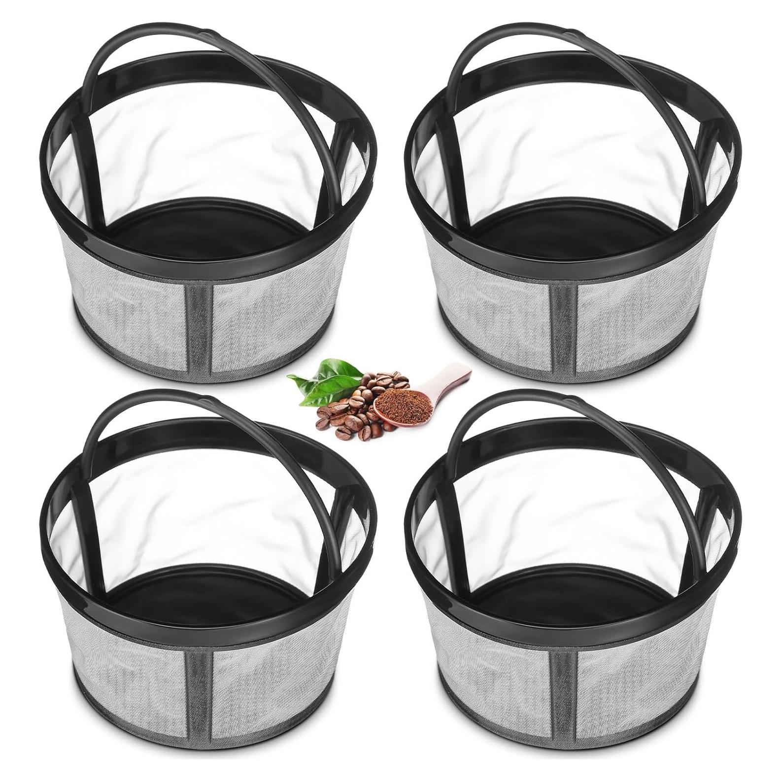 Filtros de café reutilizables Maxdot 4 unidades nylon 7.11 cm
