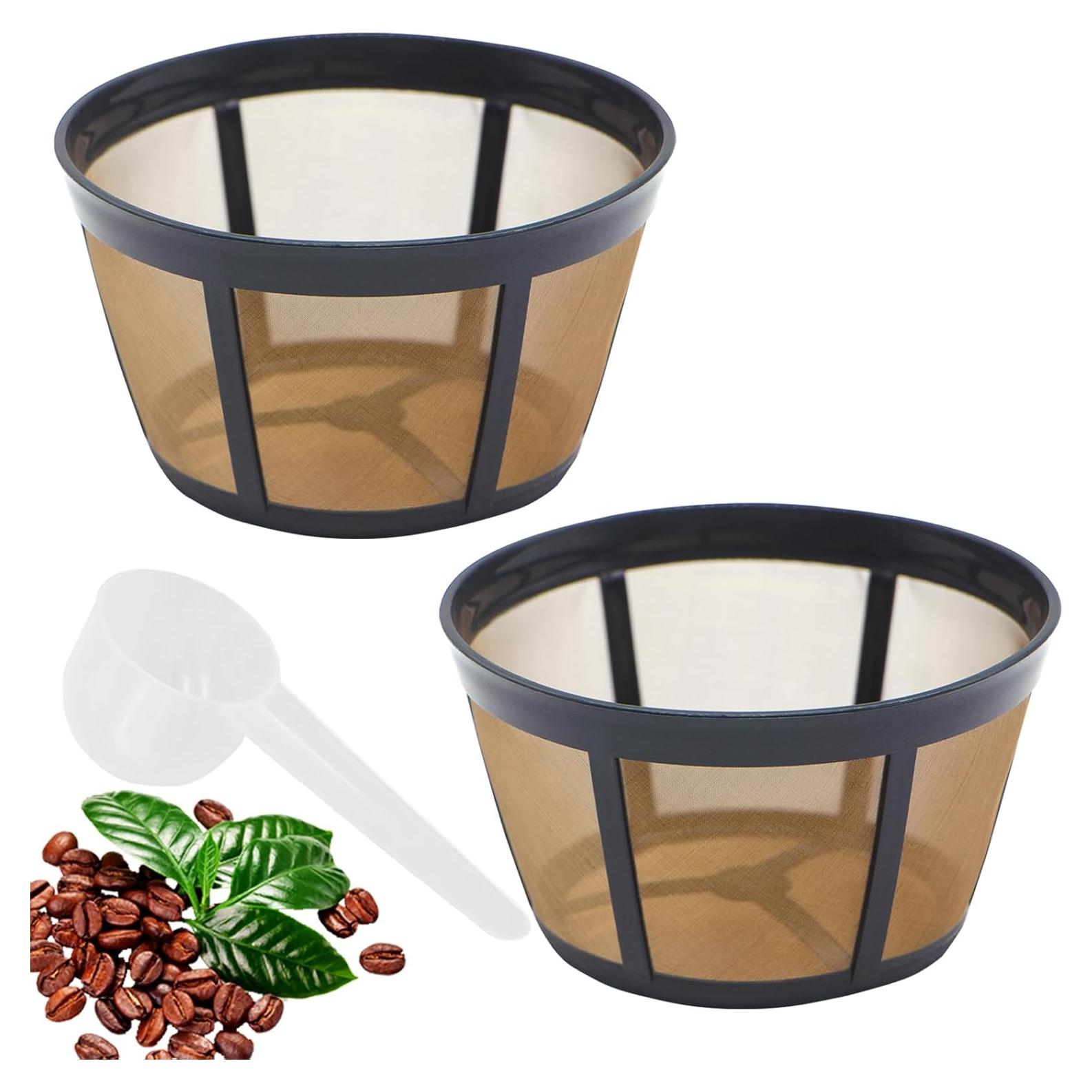 Paquete de 2 Filtros de Café Reutilizables Aolleteau para BUNN