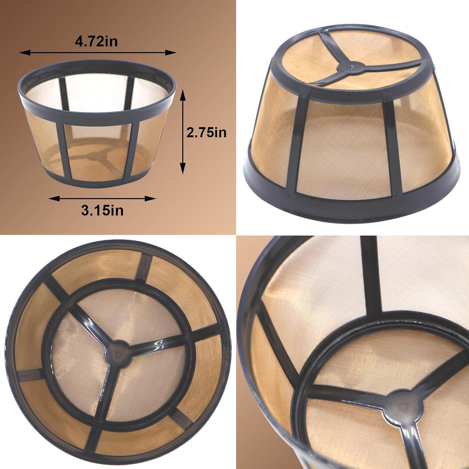 Paquete de 2 Filtros de Café Reutilizables Aolleteau para BUNN