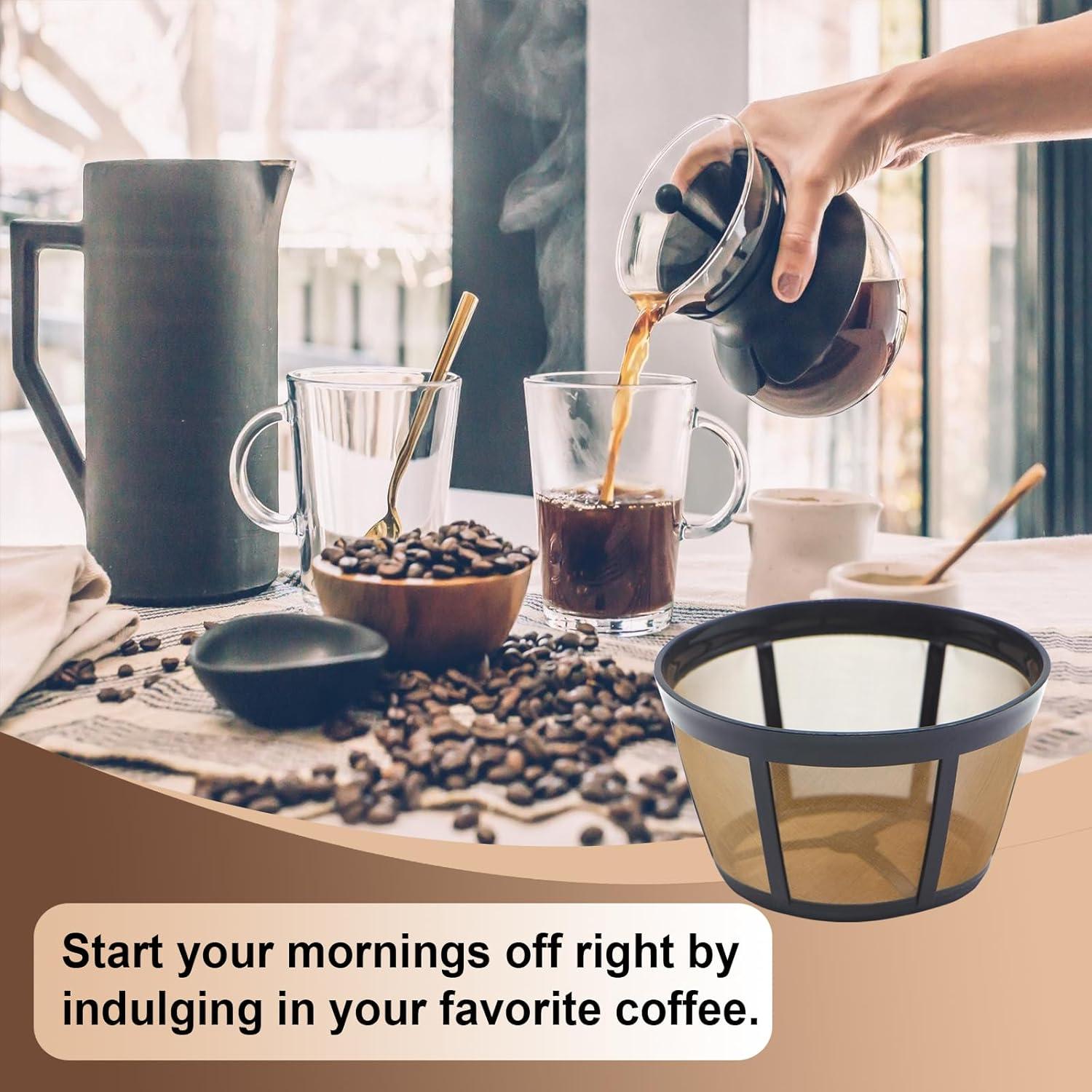 Paquete de 2 Filtros de Café Reutilizables Aolleteau para BUNN