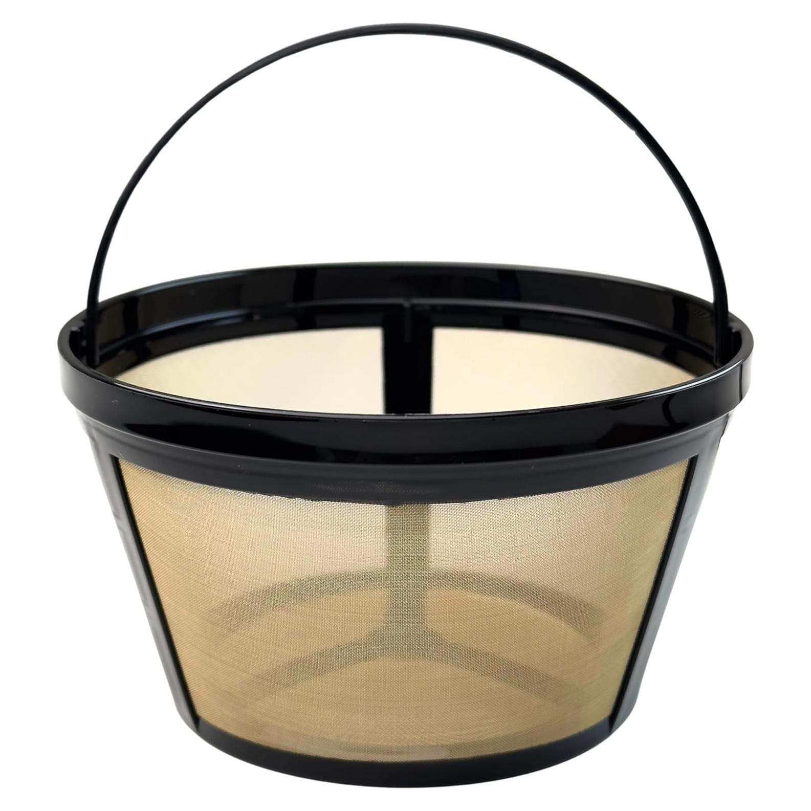 Filtro de café reutilizable Tronmei para cafeteras 8-12 tazas