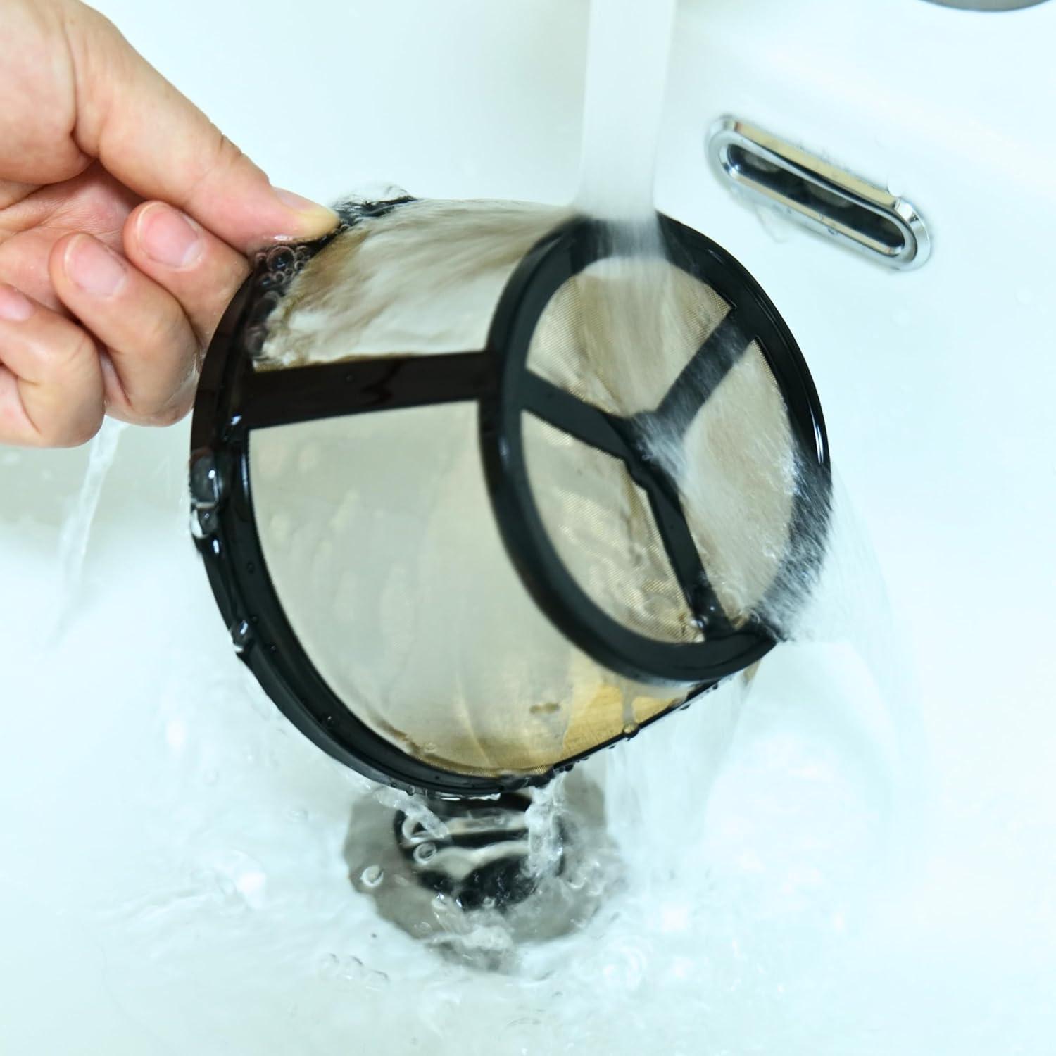 Filtro de café reutilizable Tronmei para cafeteras 8-12 tazas