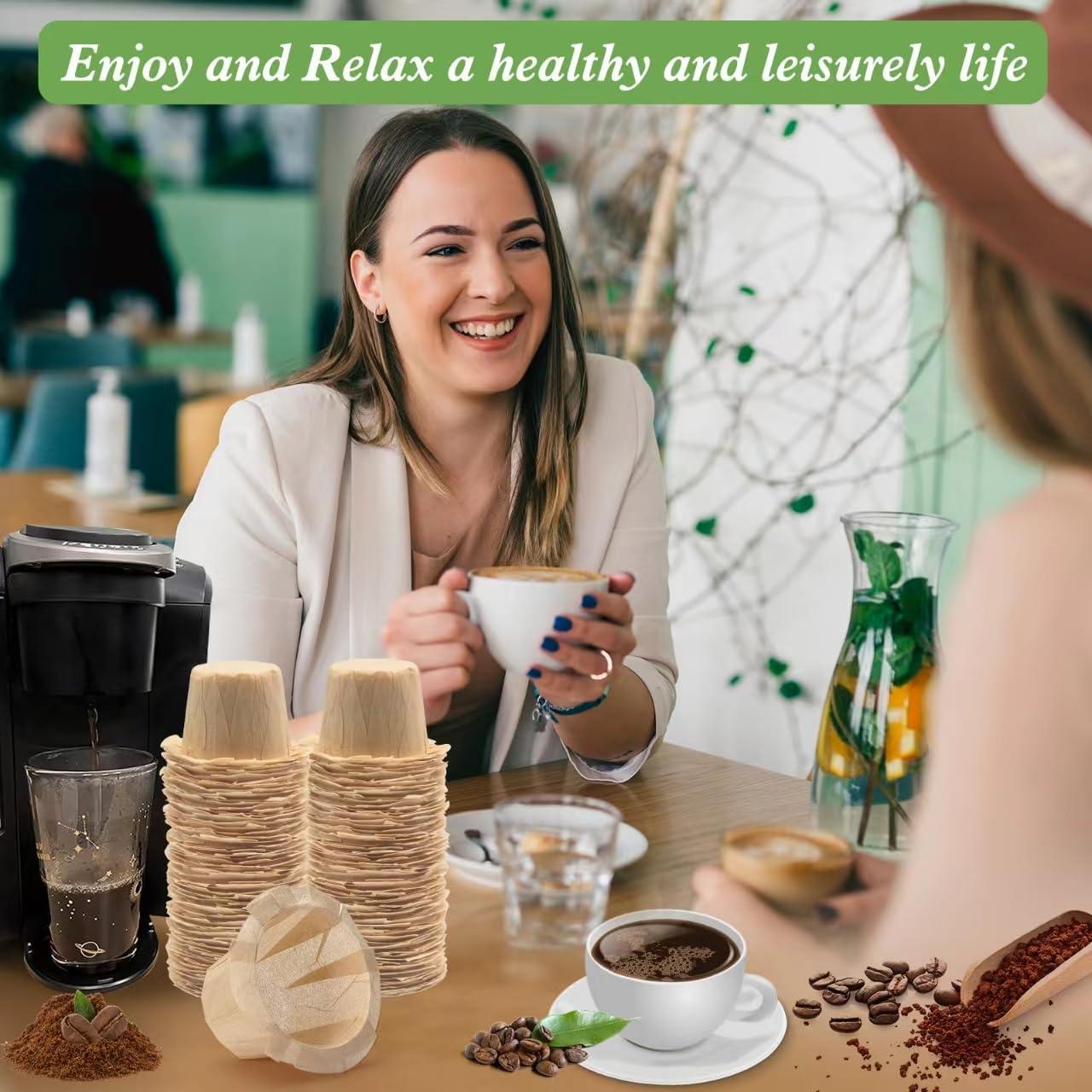 Filtros de Papel para Café Desechables Aussen 200pcs Natural