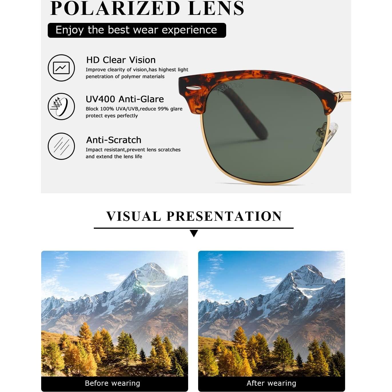 Gafas de sol AEVOGUE Vision polarizadas unisex retro