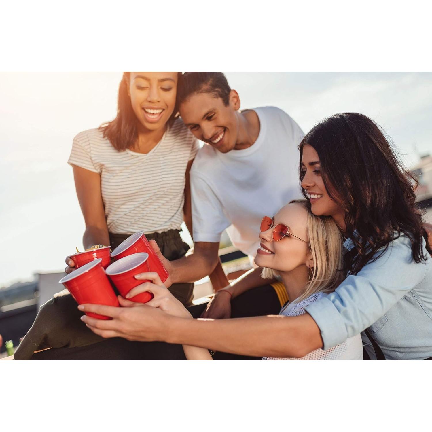 Vasos Reutilizables Rolling Sands 473ml Aqua - Paquete de 2