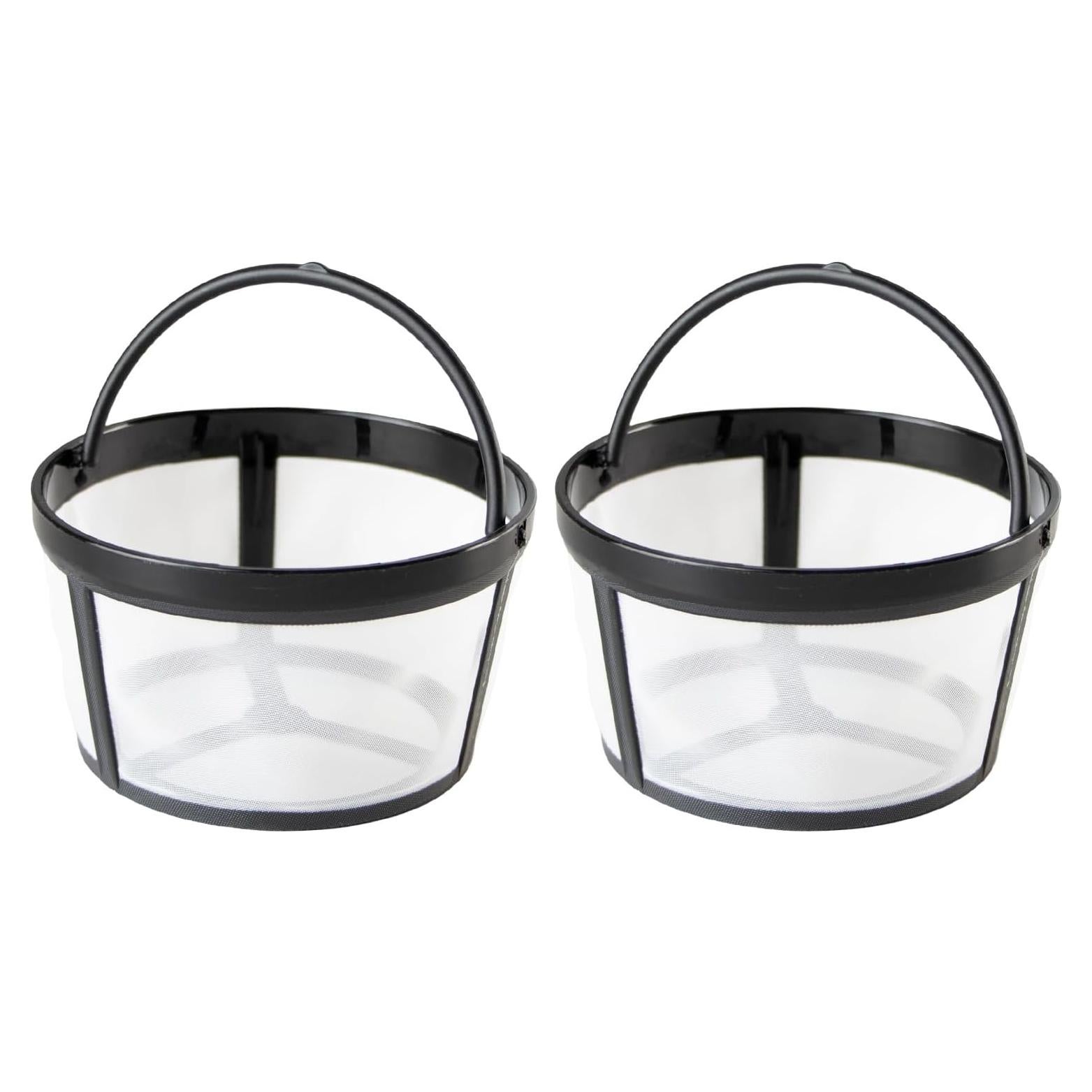 Paquete de 2 Filtros de Café Reutilizables Siktorrwd Nylon 4-5 Tazas