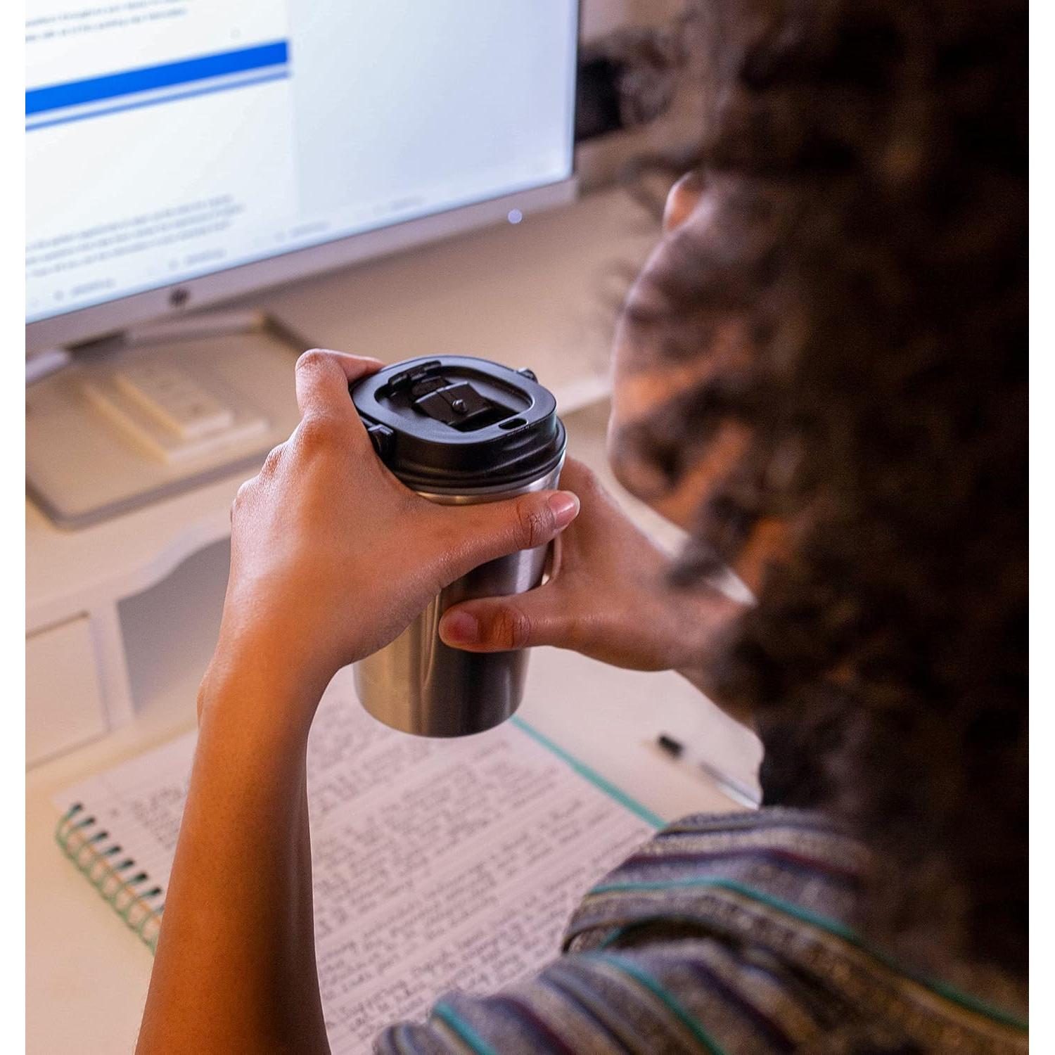 Taza de Café Aislada Greens Steel 0.35L Acero Inoxidable