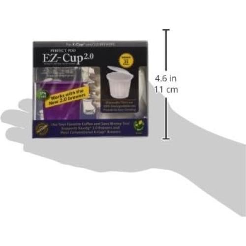 Cápsula de Café Reutilizable Perfect Pod EZ-Cup 2.0 + 25 Filtros