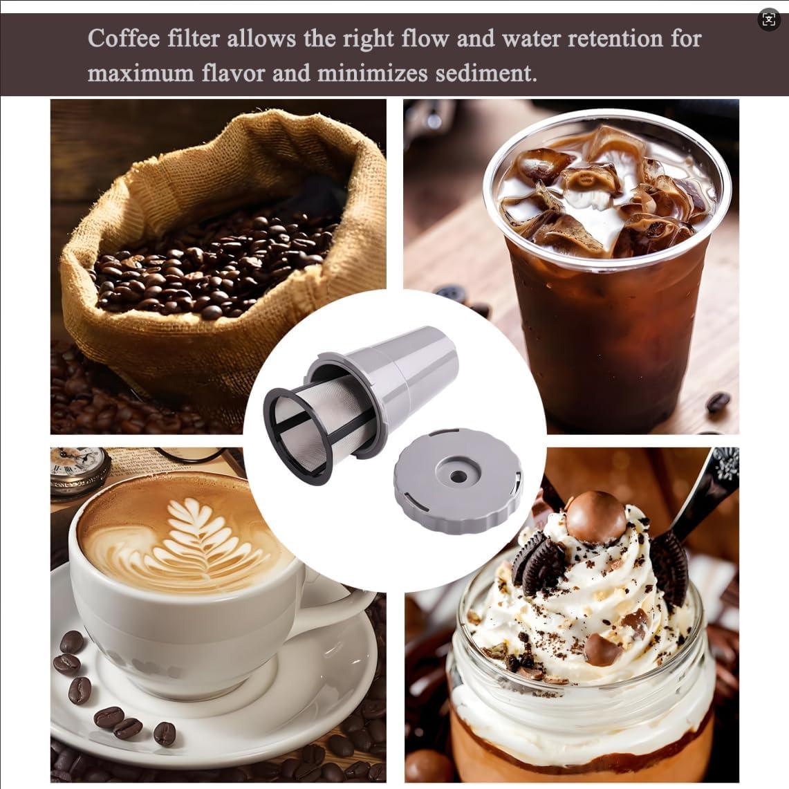 Filtro de café reutilizable DSYJ para Keurig B30 B40 B50 B60 B70 - 3 unidades