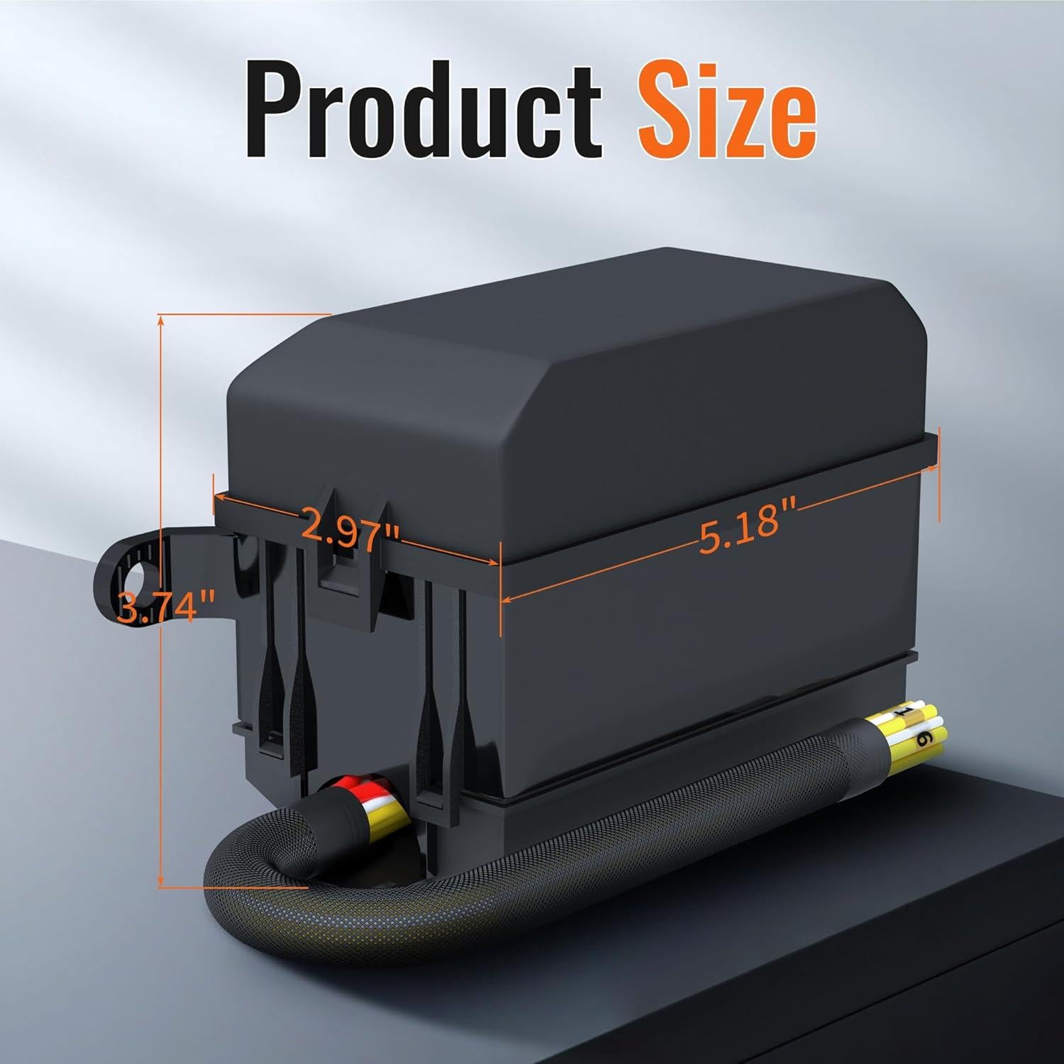 Caja de Relés Joinfworld 12V con Fusibles y Pre-cableado