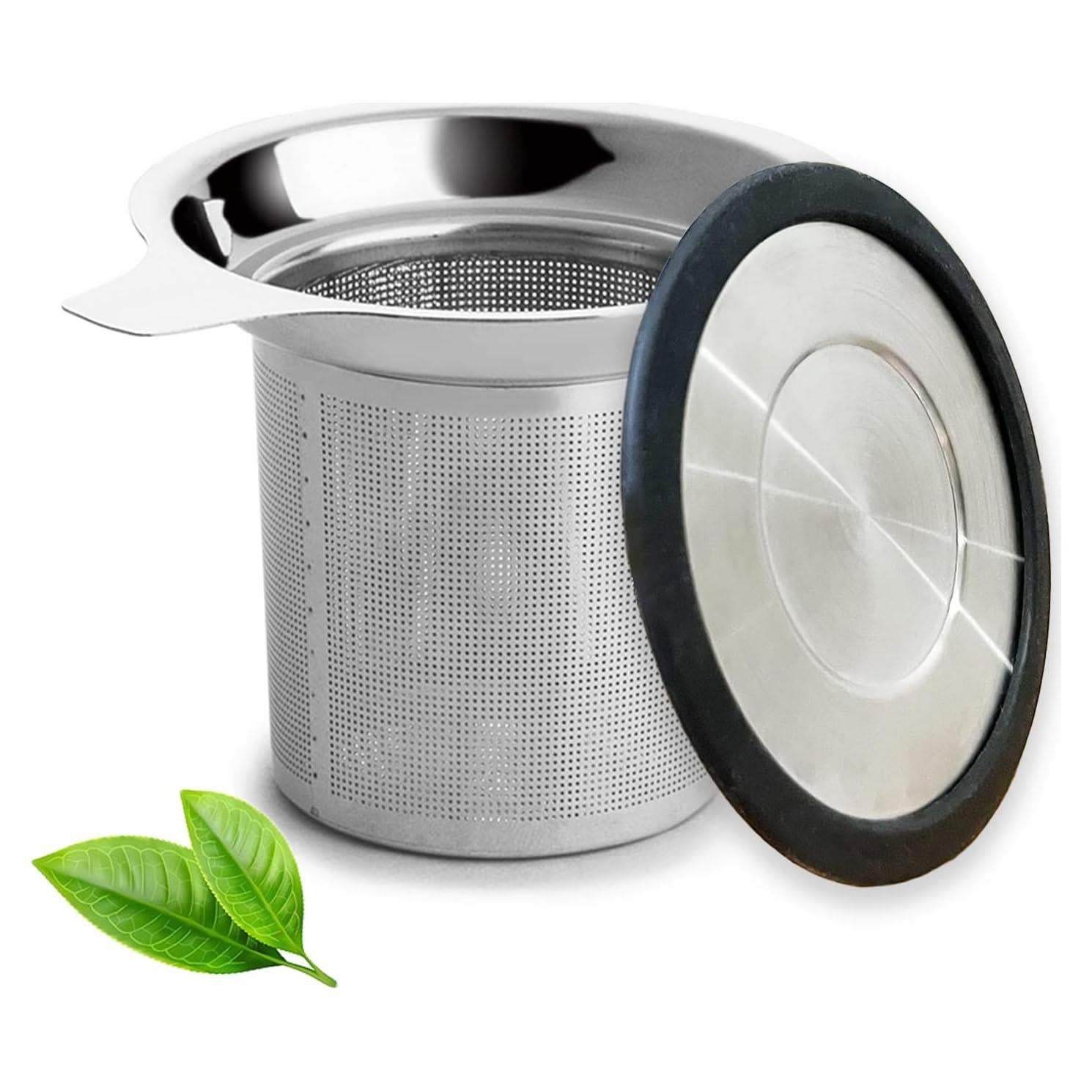 Infusor de Té BLIGKO Acero Inoxidable 304 con Tapa Silicona