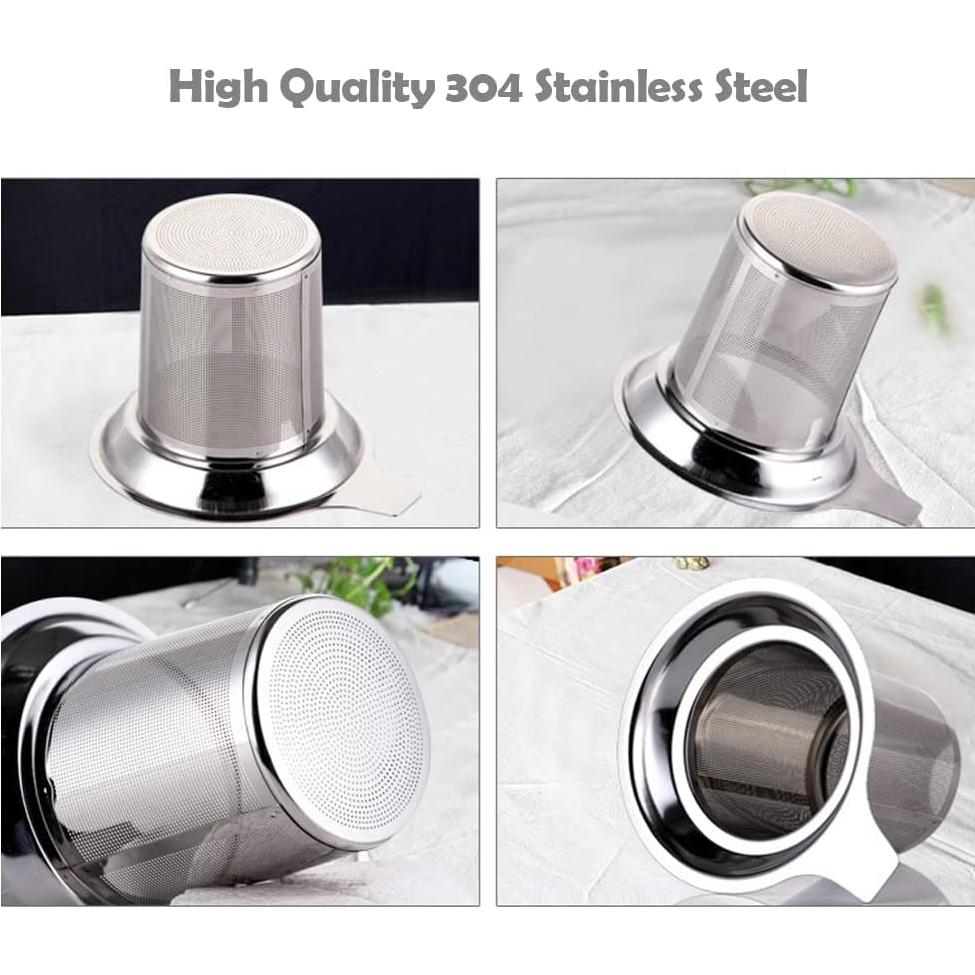 Infusor de Té BLIGKO Acero Inoxidable 304 con Tapa Silicona